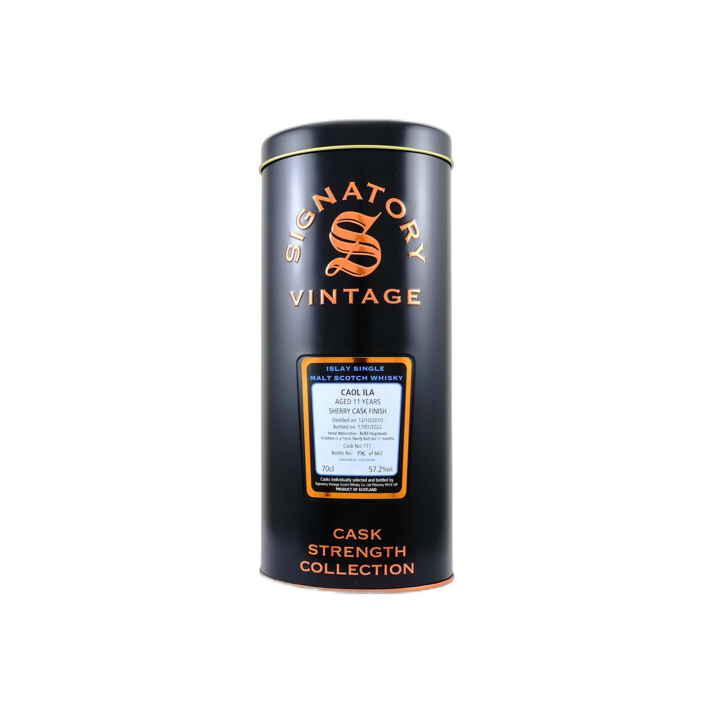 Caol Ila Cask Strength Collection 2010 11 Years Single Malt Whisky 2