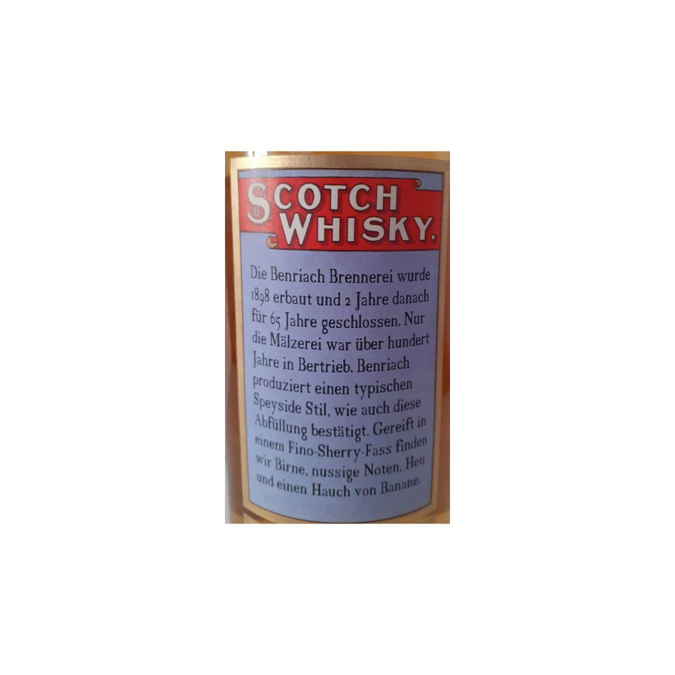 BenRiach 8 Years Single Malt Whisky 2