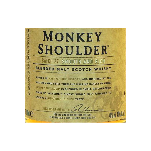 Monkey Shoulder Batch 27 - Smooth And Rich 2
