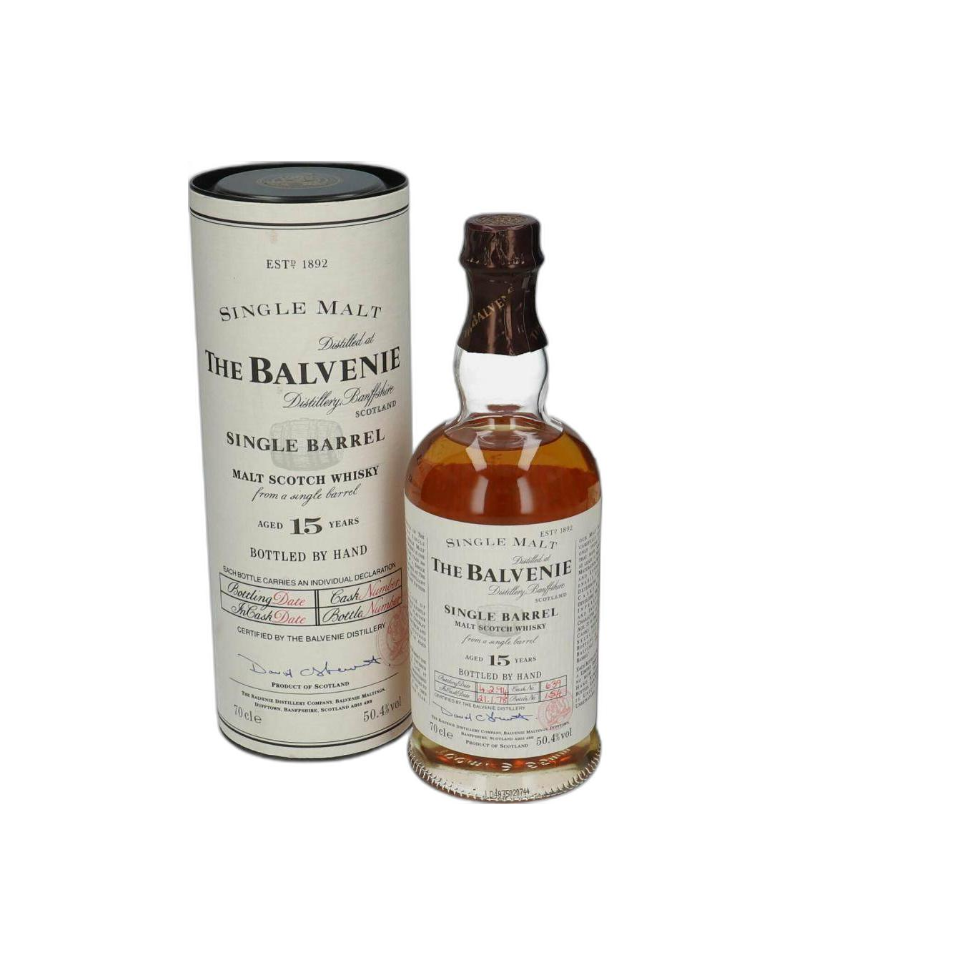 The Balvenie Single Cask 1978 15 Years Single Malt Whisky