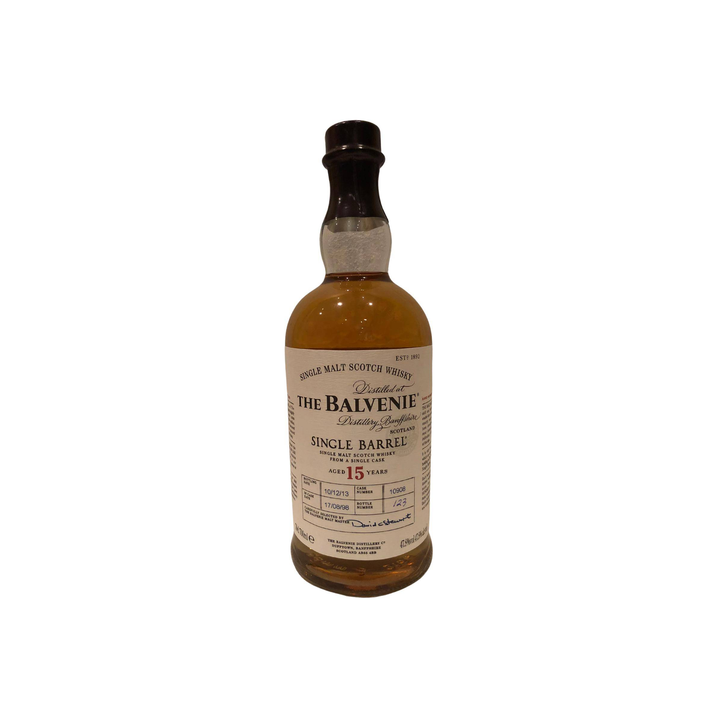 The Balvenie Single Cask 1998 15 Years Single Malt Whisky