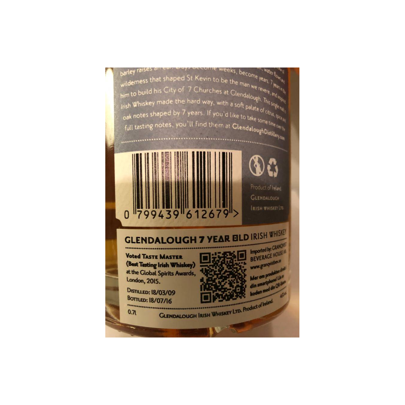 Glendalough 7 Years Single Malt Whisky 3