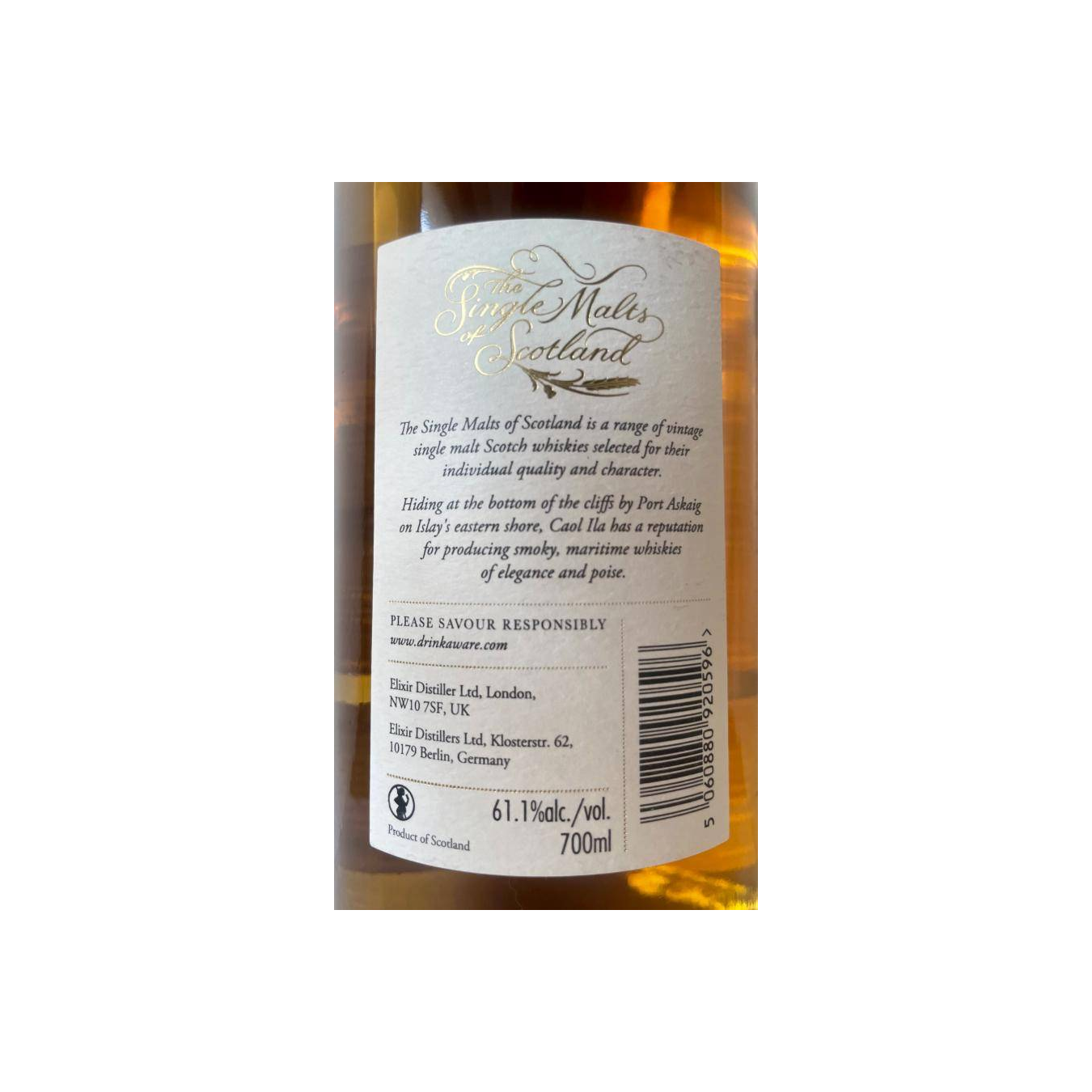 Caol Ila The Single Malts of Scotland 2011 10 Years Single Malt Whisky 2