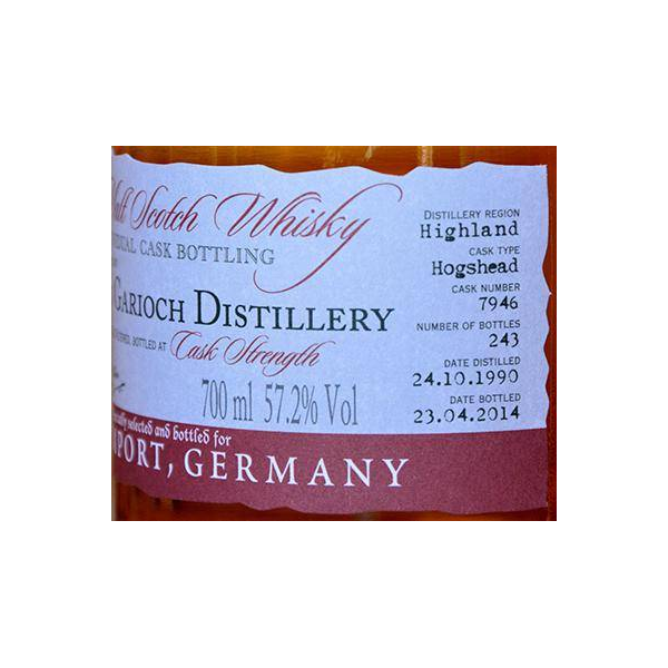 Glen Garioch Individual Cask Bottling 1990 23 Years Single Malt Whisky 3
