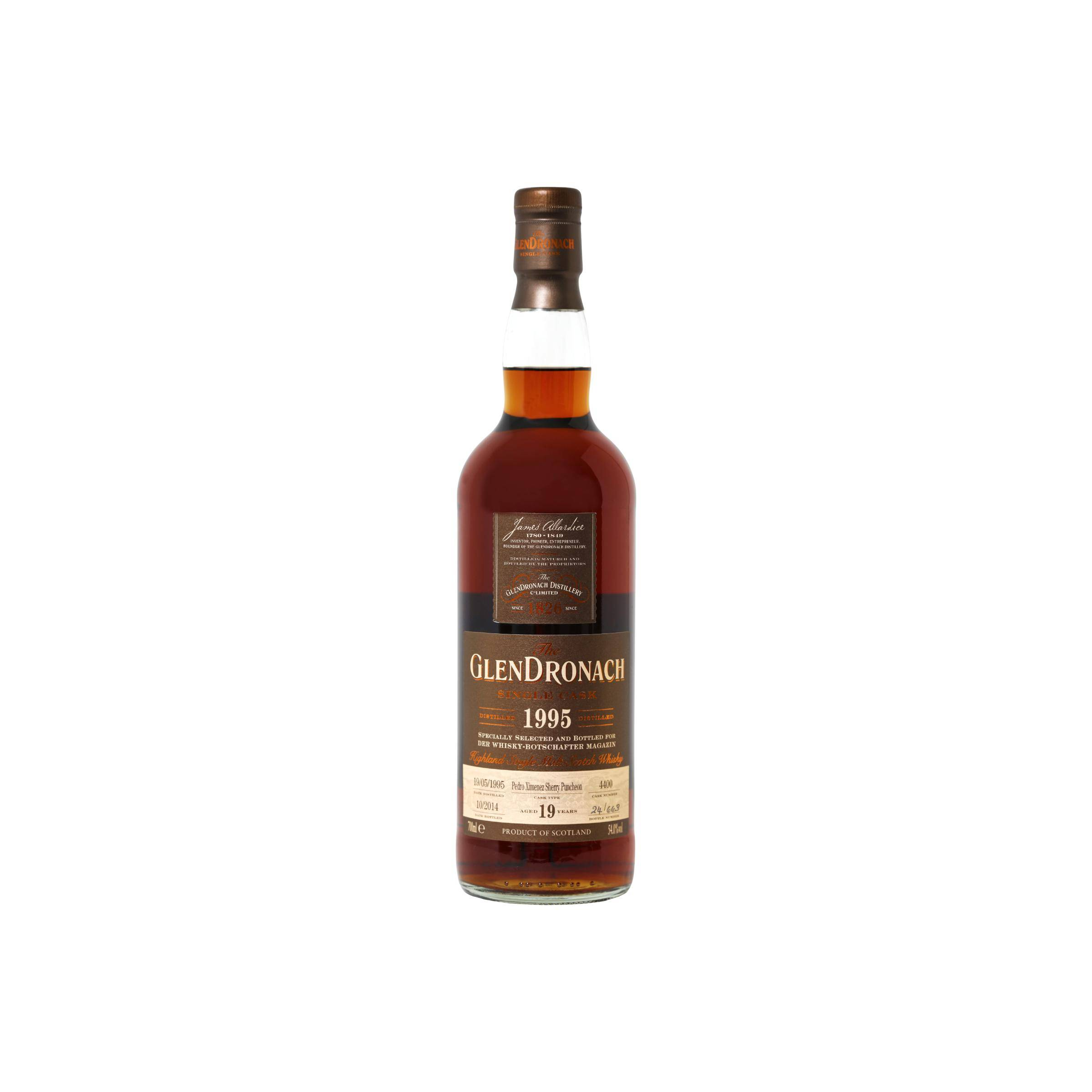GlenDronach Single Cask 1995 19 Years Single Malt Whisky 4