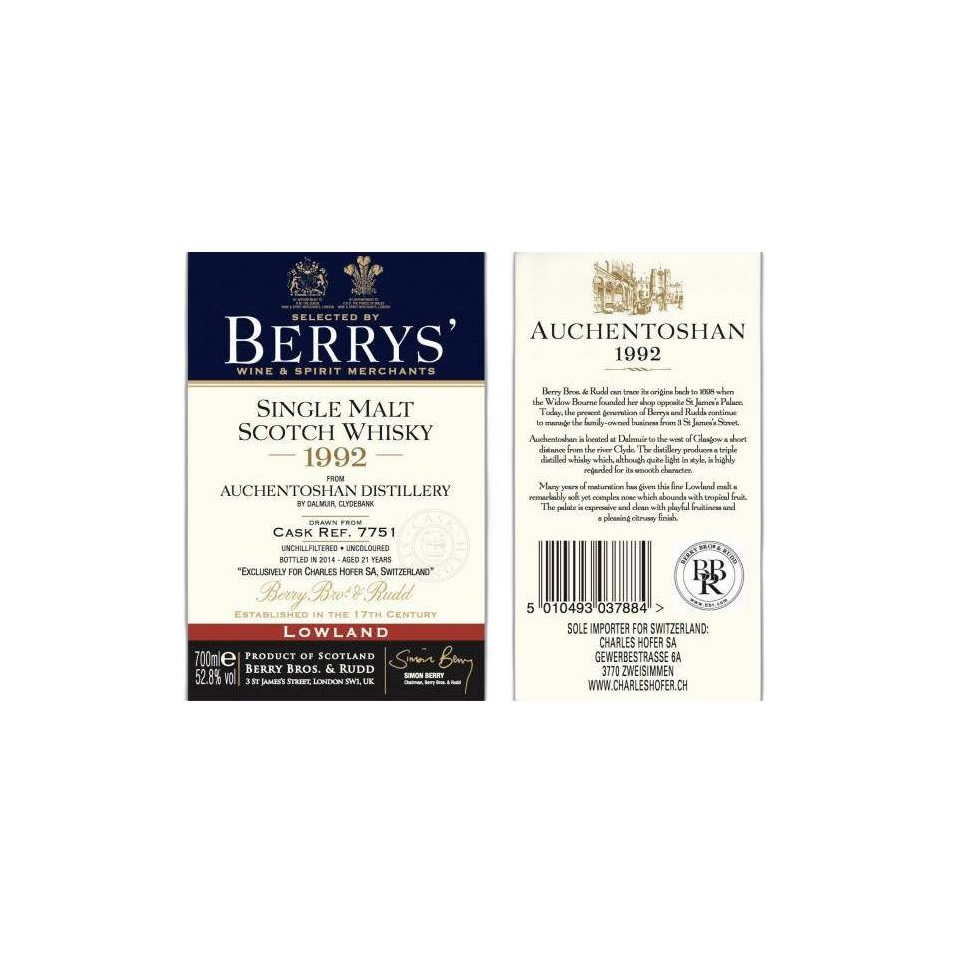 Auchentoshan 1992 21 Years Single Malt Whisky 2
