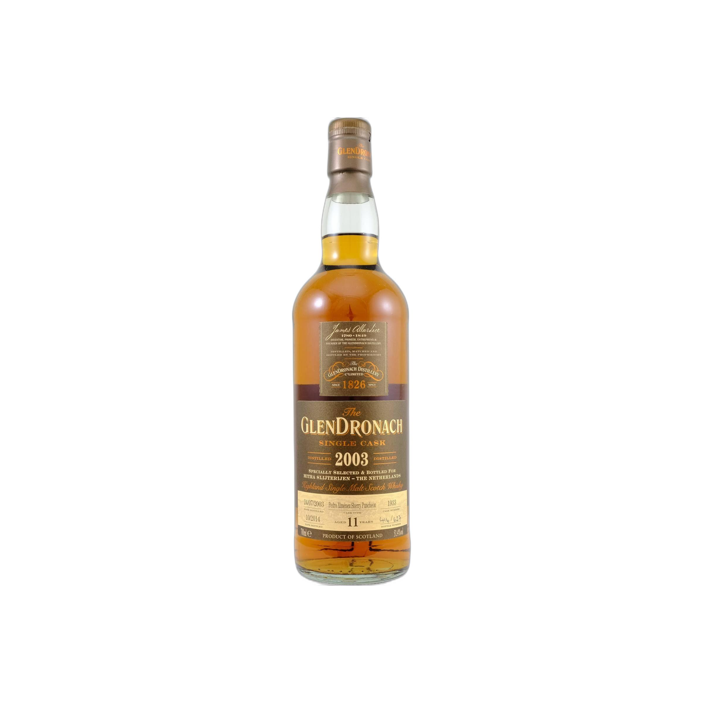 GlenDronach Single Cask 2003 11 Years Single Malt Whisky