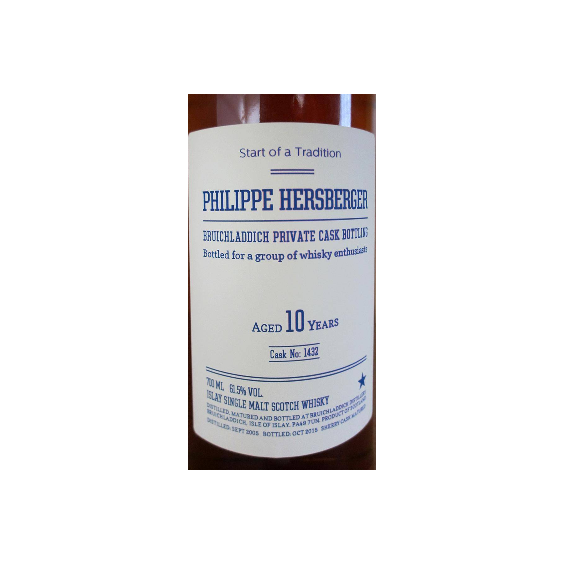 Bruichladdich 2005 10 Years Single Malt Whisky 2