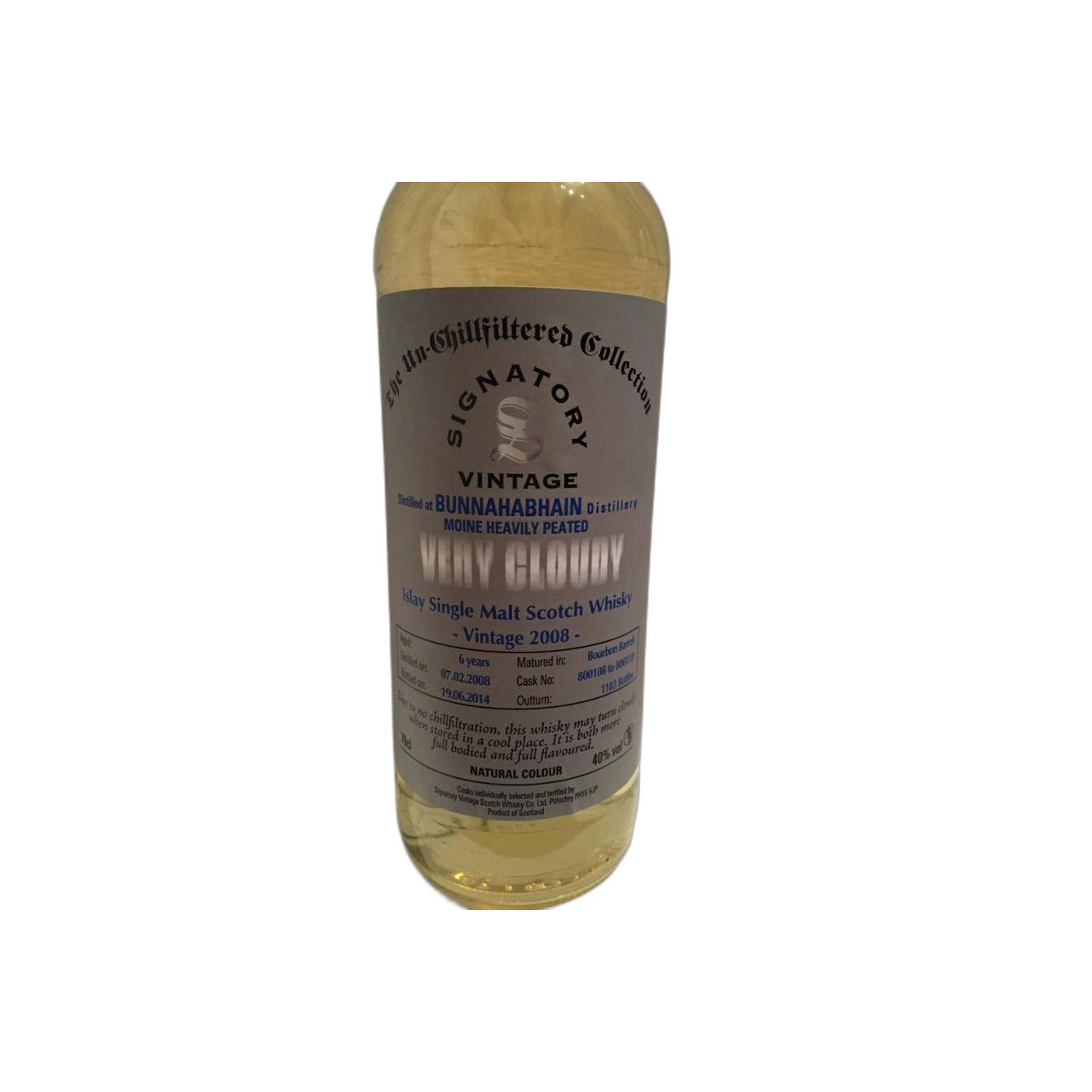 Bunnahabhain 2008 6 Years Single Malt Whisky