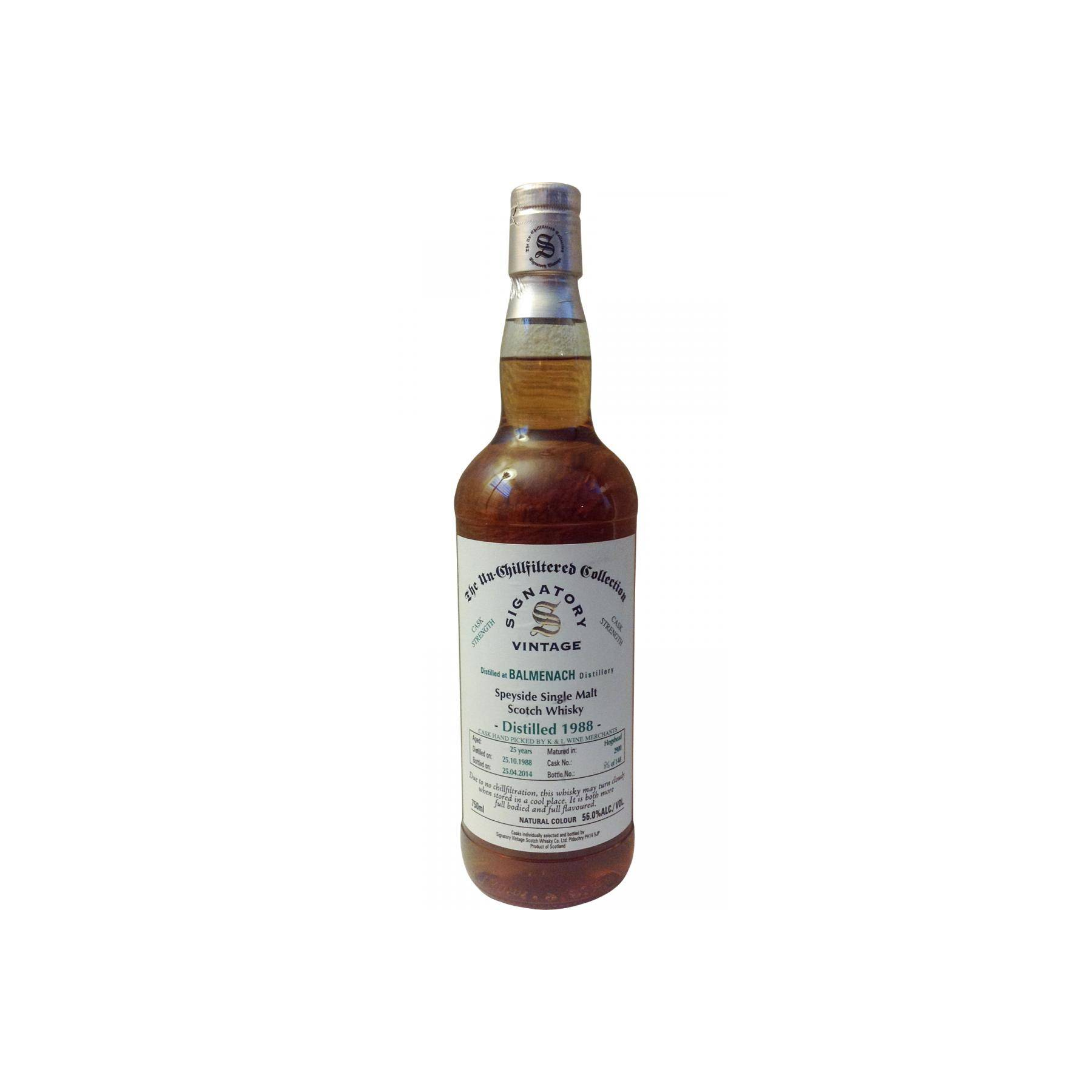 Balmenach Cask Strength Collection 1988 25 Years Single Malt Whisky