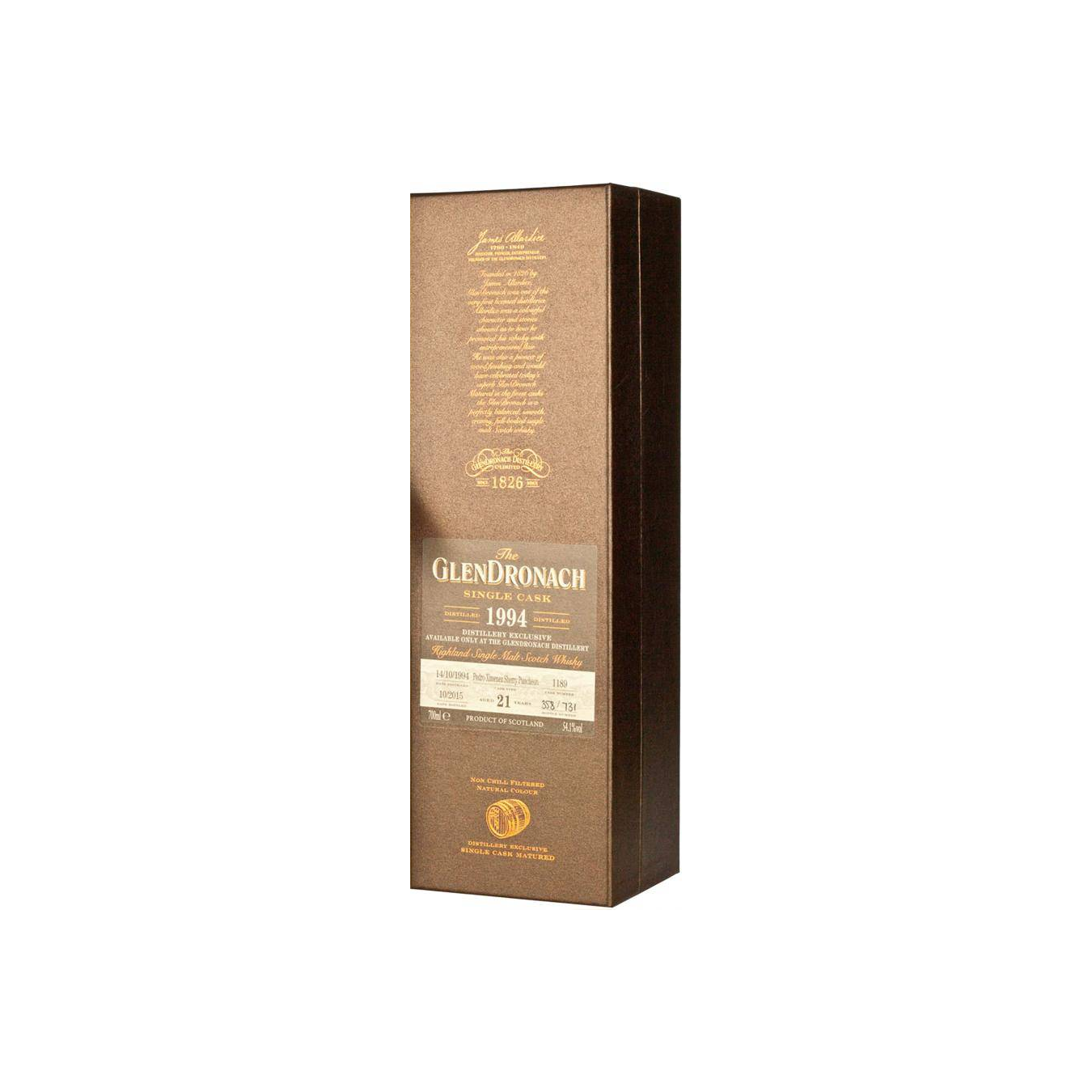 GlenDronach 1994 21 Years Single Malt Whisky 2