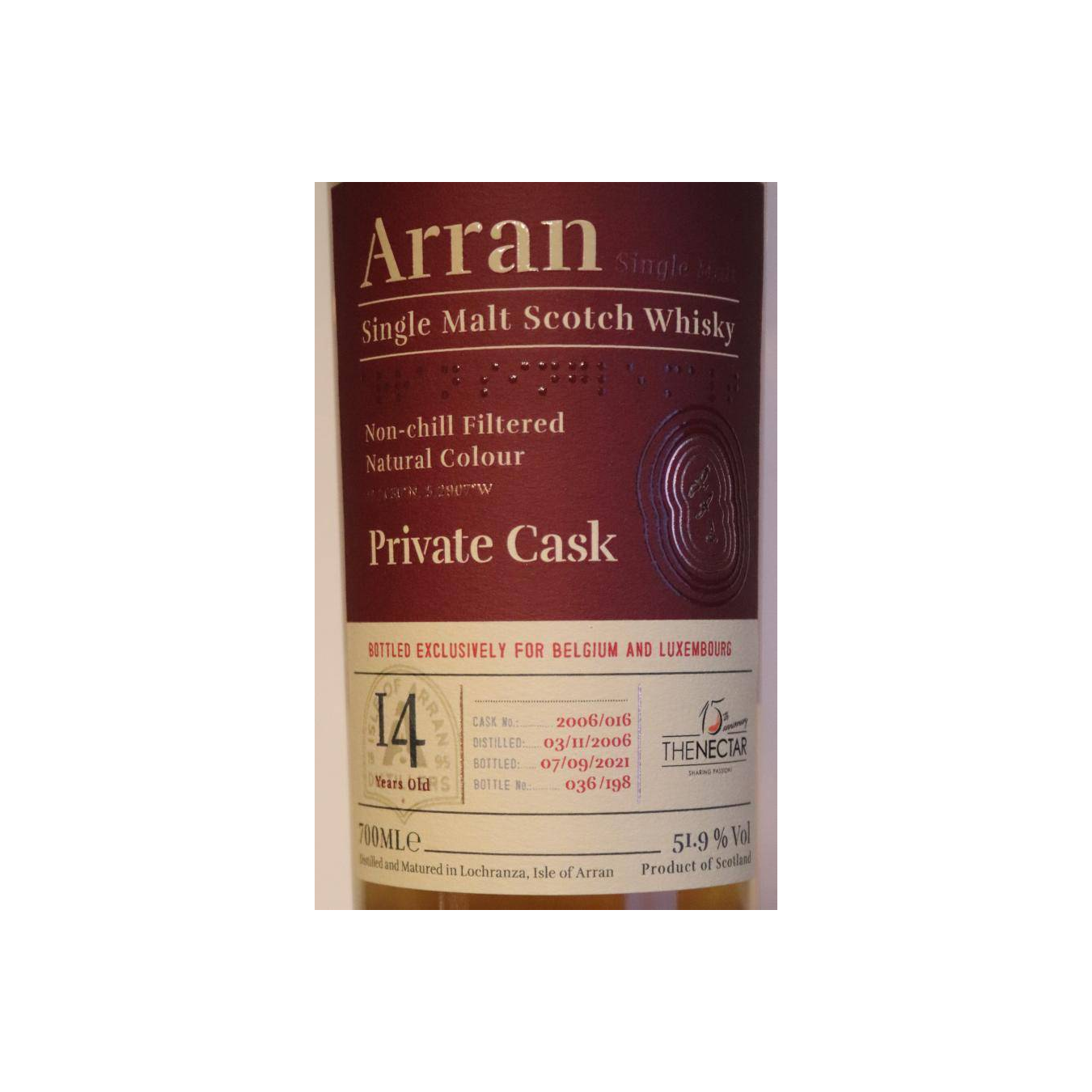 Arran Private Cask 2006 14 Years Single Malt Whisky 2