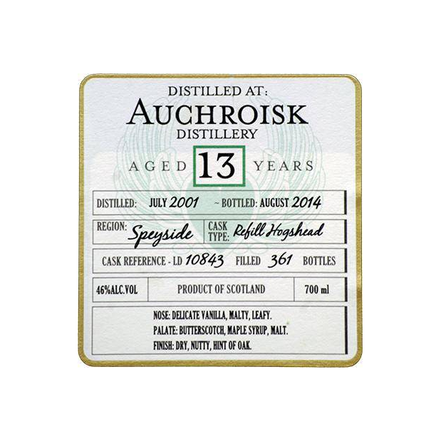 Auchroisk 2001 13 Years Single Malt Whisky 2