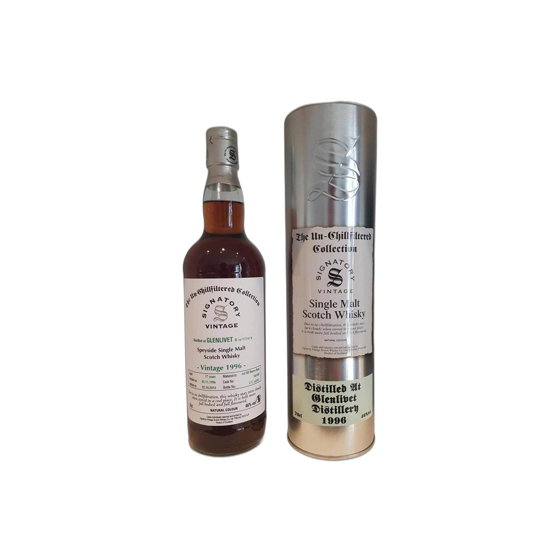 The Glenlivet The Un-Chillfiltered Collection 1996 17 Years Single Malt Whisky 2