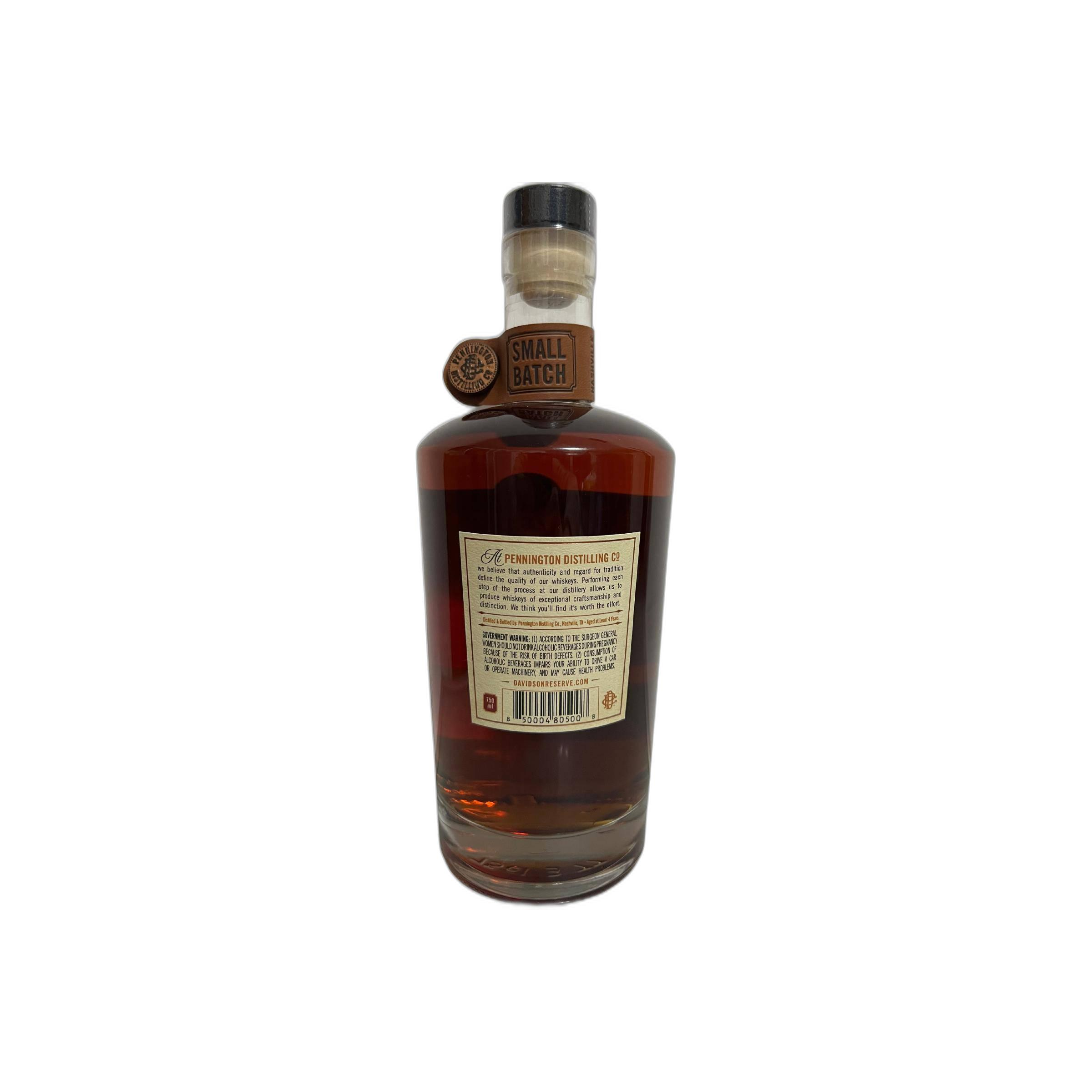Davidson Reserve Tennessee Straight Bourbon 2
