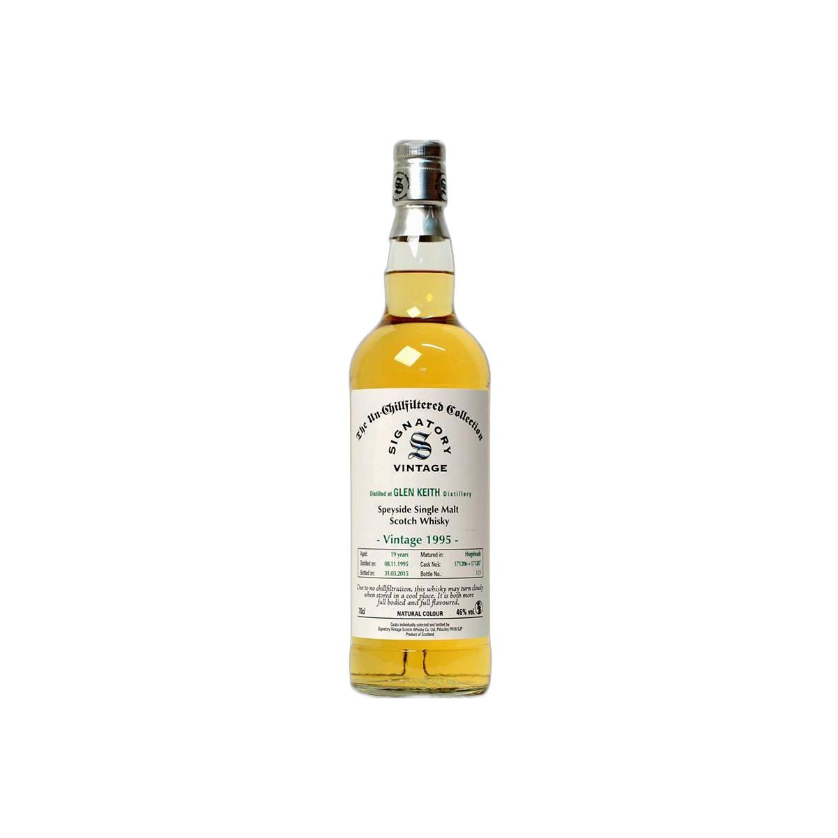 Glen Keith The Un-Chillfiltered Collection 1995 19 Years Single Malt Whisky