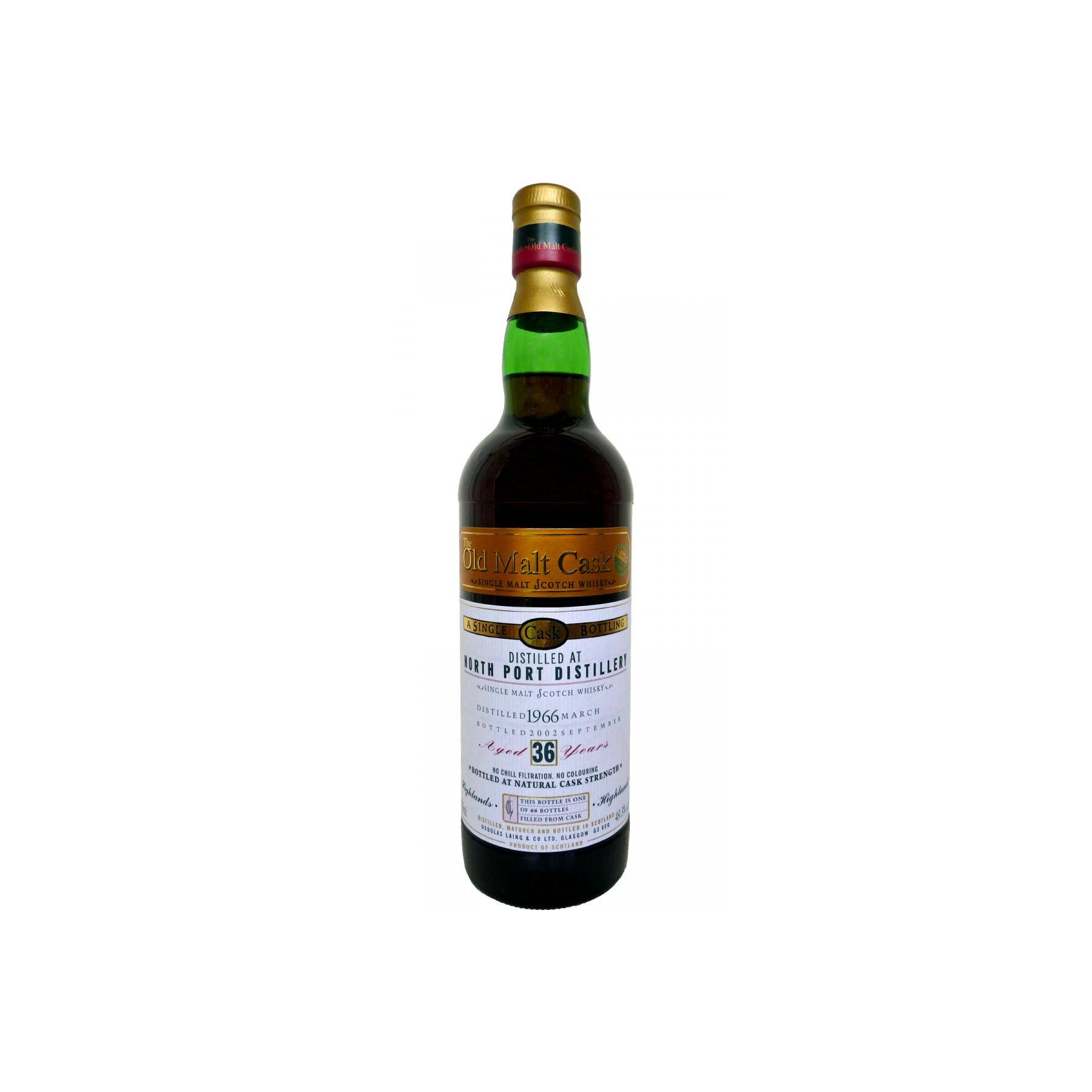 North Port Old Malt Cask 1966 36 Years Single Malt Whisky