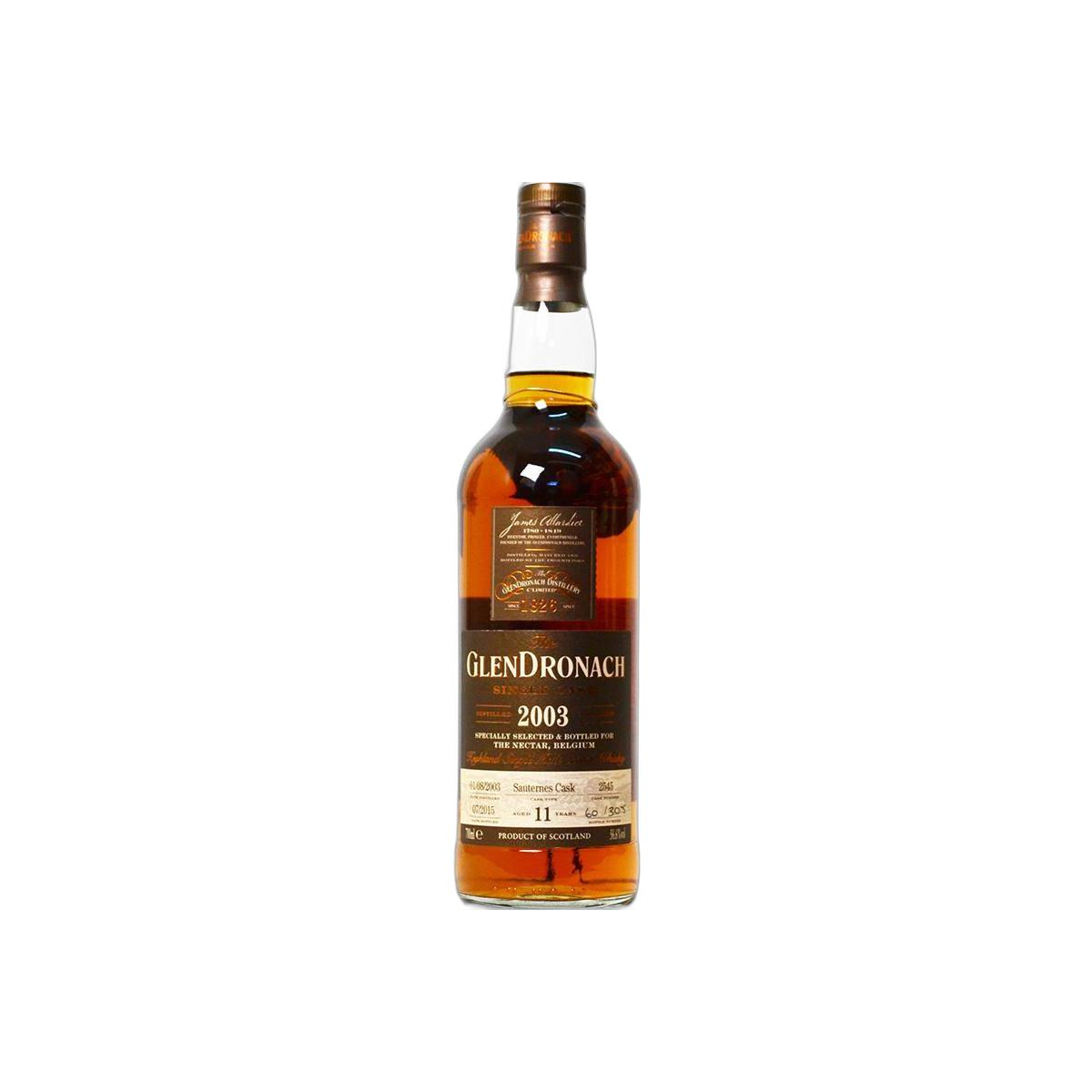 GlenDronach Single Cask 2003 11 Years Single Malt Whisky