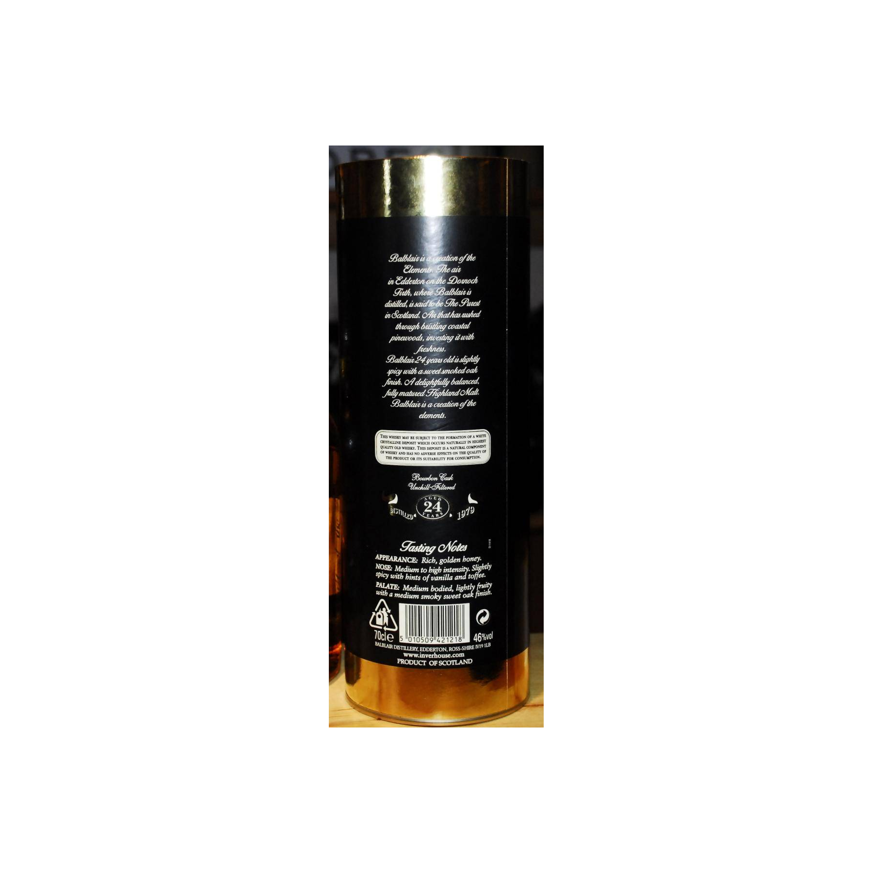 Balblair 1979 24 Years Single Malt Whisky 3