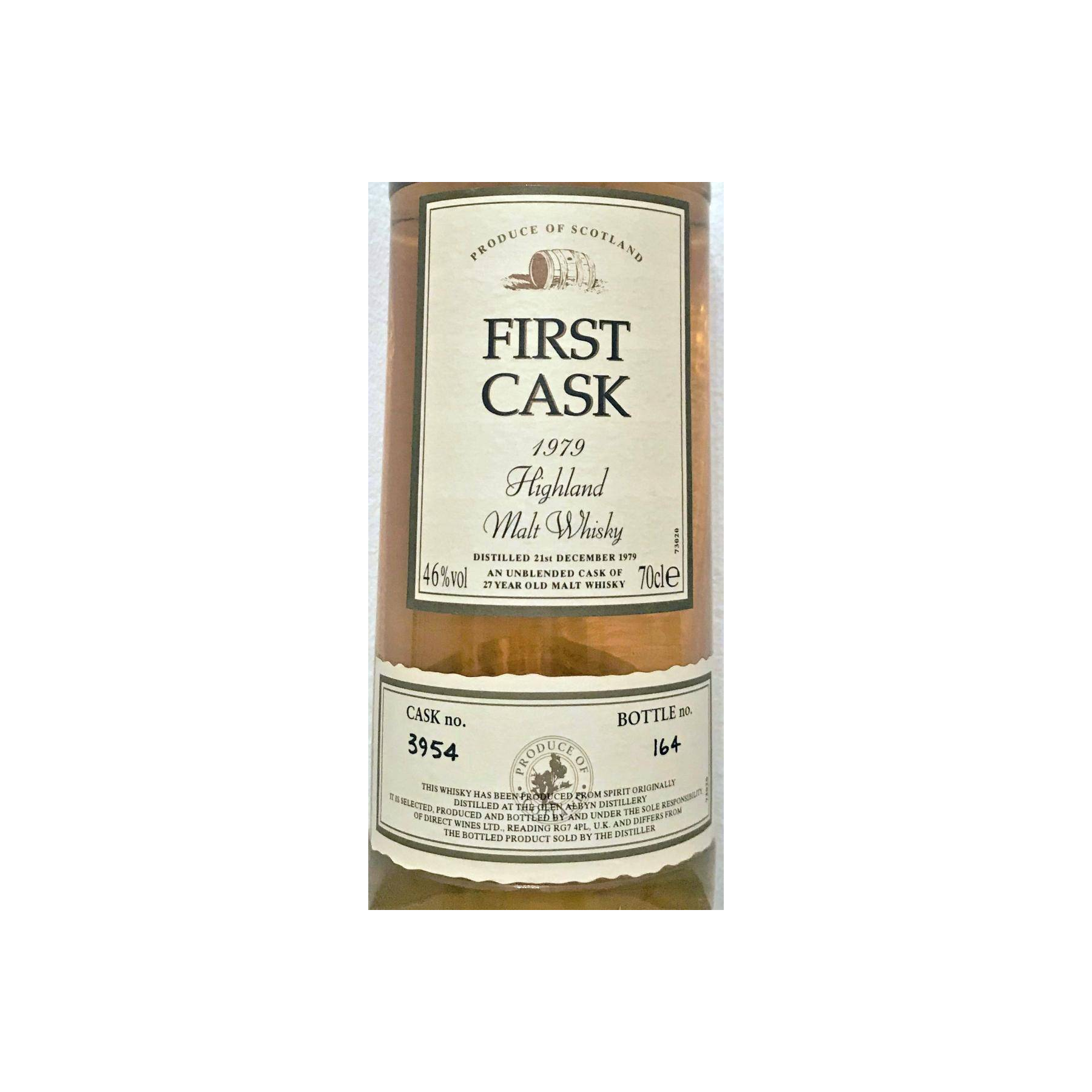 The Scotch Malt Whisky Society 1979 27 Years Single Malt Whisky