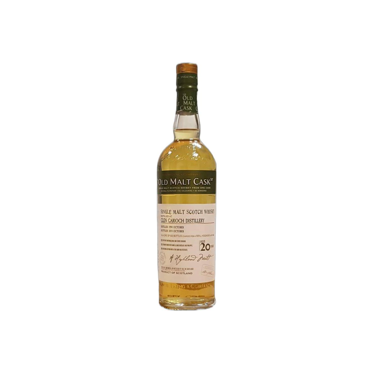 Glen Garioch Old Malt Cask 1994 20 Years Single Malt Whisky