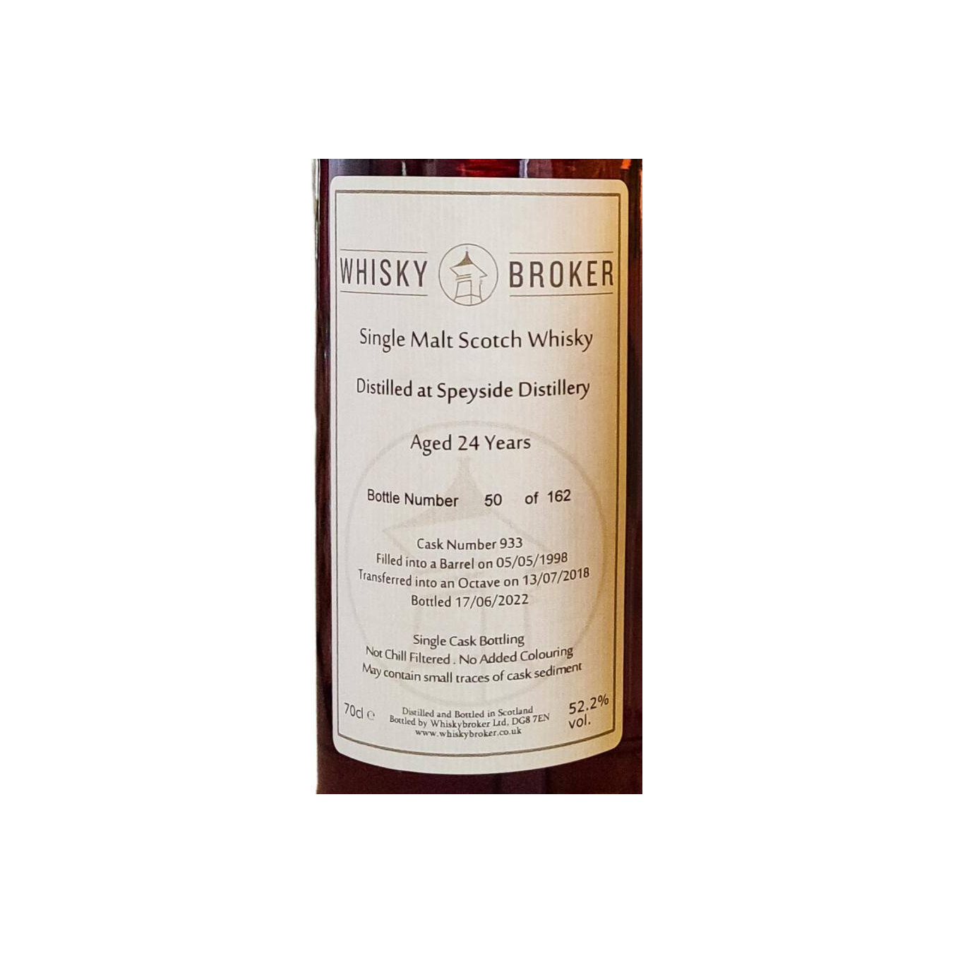 Spey 1998 24 Years Single Malt Whisky