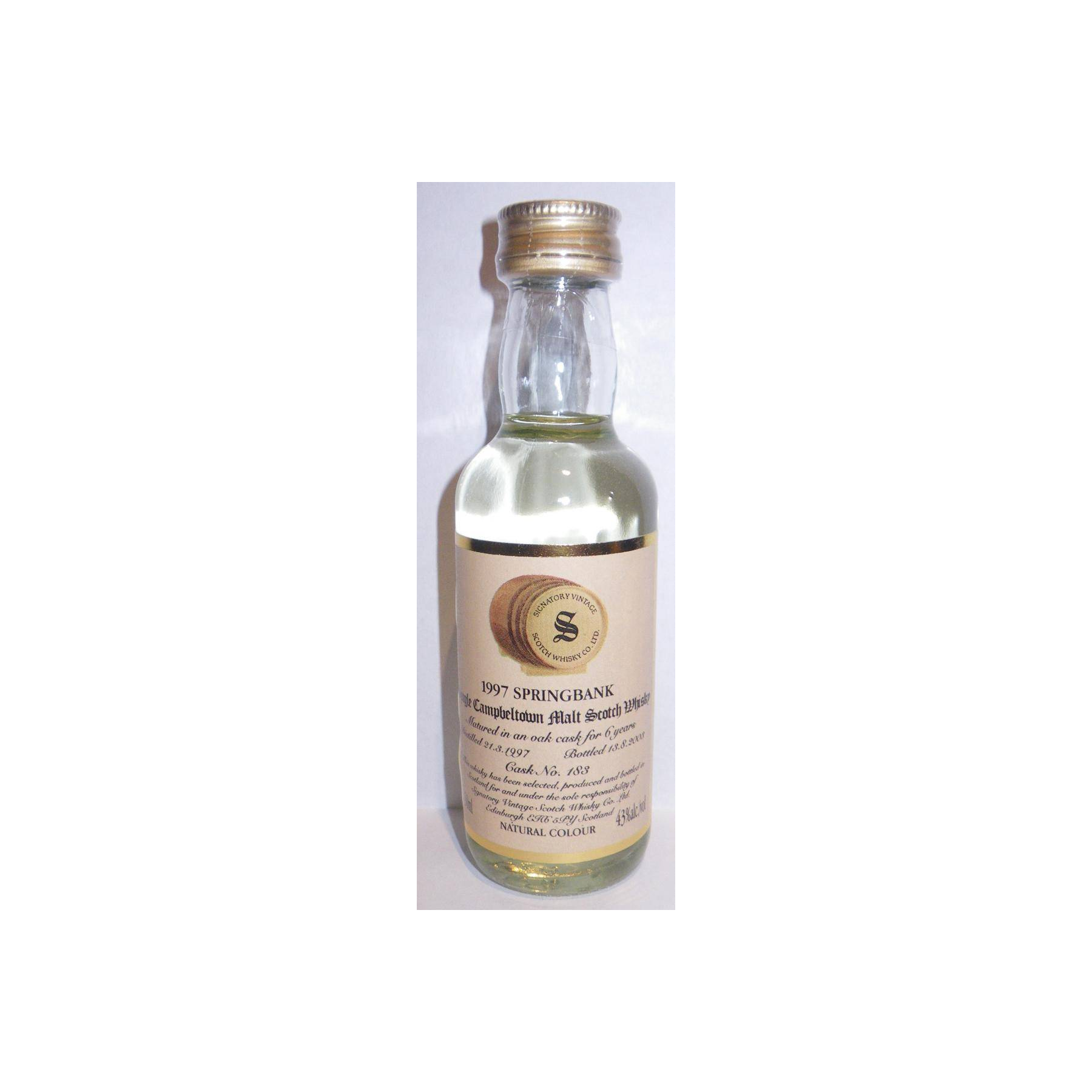 Springbank 1997 6 Years Single Malt Whisky 2
