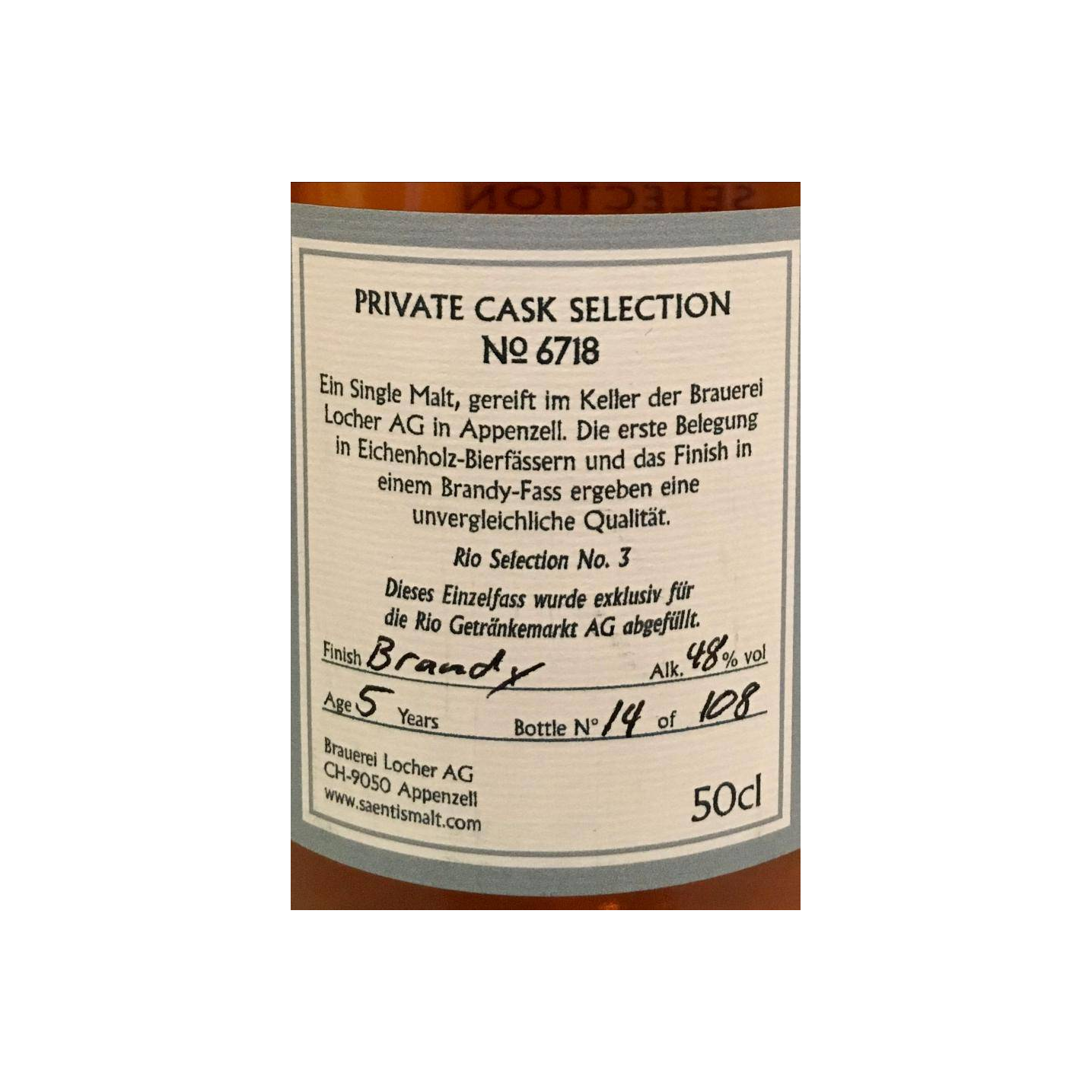 Säntis Malt 5 Years Single Malt Whisky 2