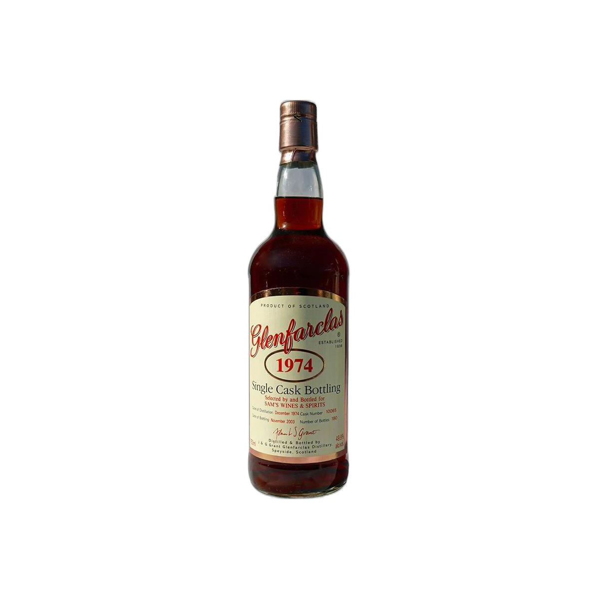 Glenfarclas Individual Cask Bottling 1974 29 Years Single Malt Whisky