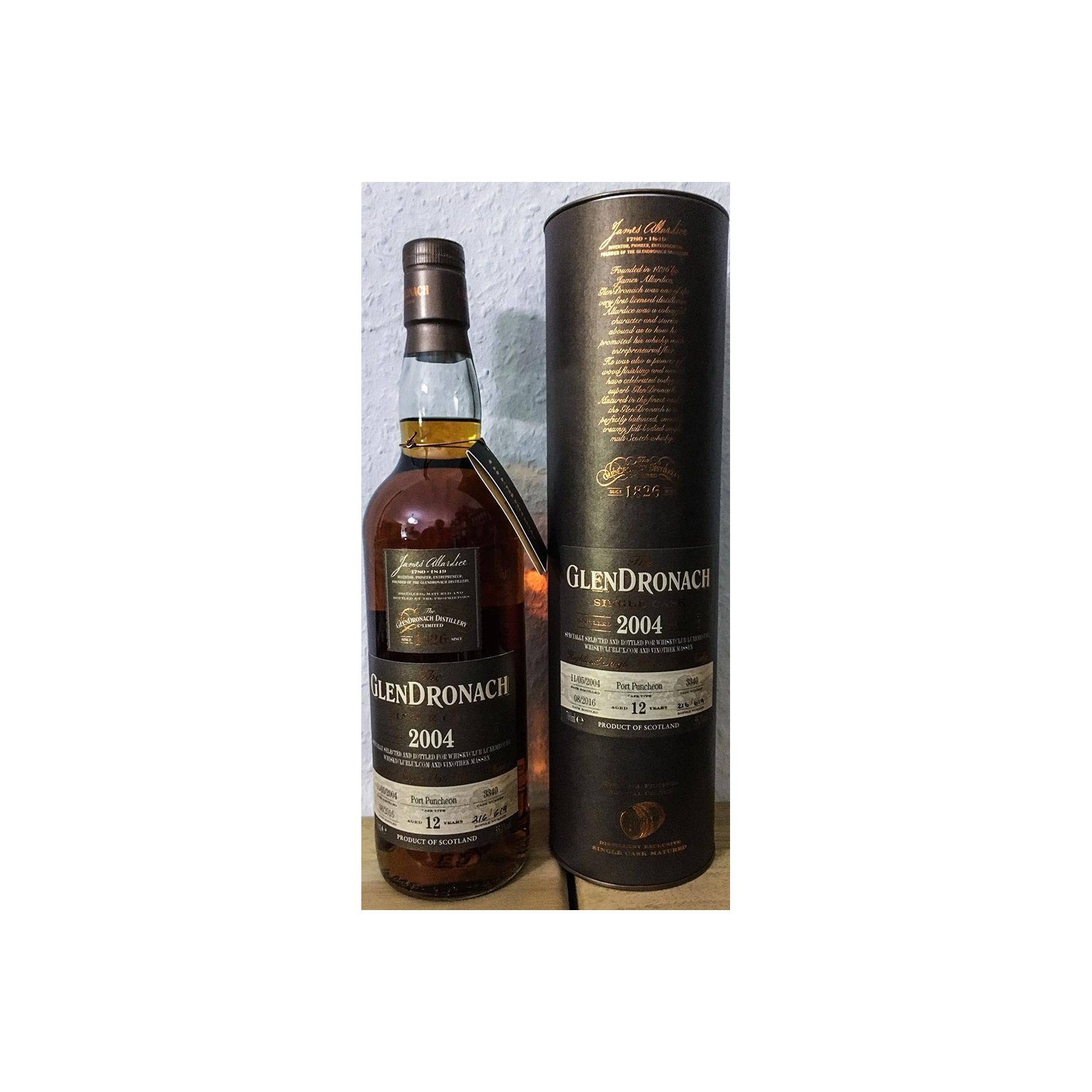 GlenDronach Single Cask 2004 12 Years Single Malt Whisky 2