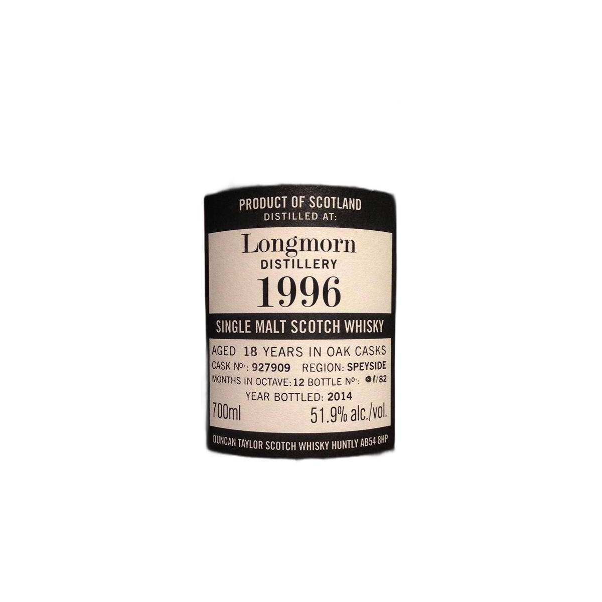 Longmorn The Octave 1996 18 Years Single Malt Whisky 2