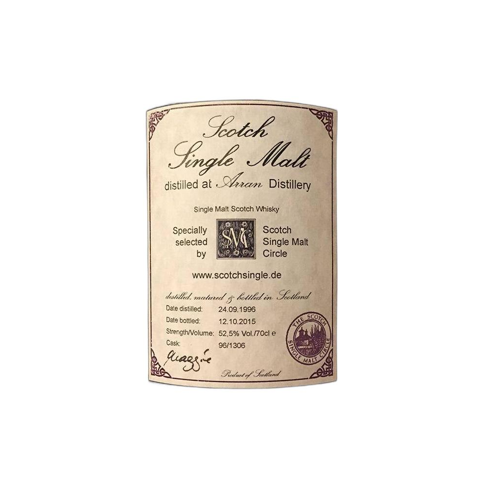 Arran 1996 19 Years Single Malt Whisky 2