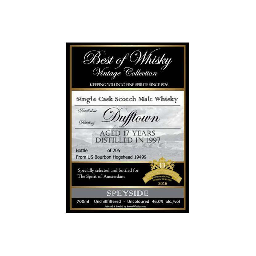 Dufftown Vintage Collection 1997 17 Years Single Malt Whisky