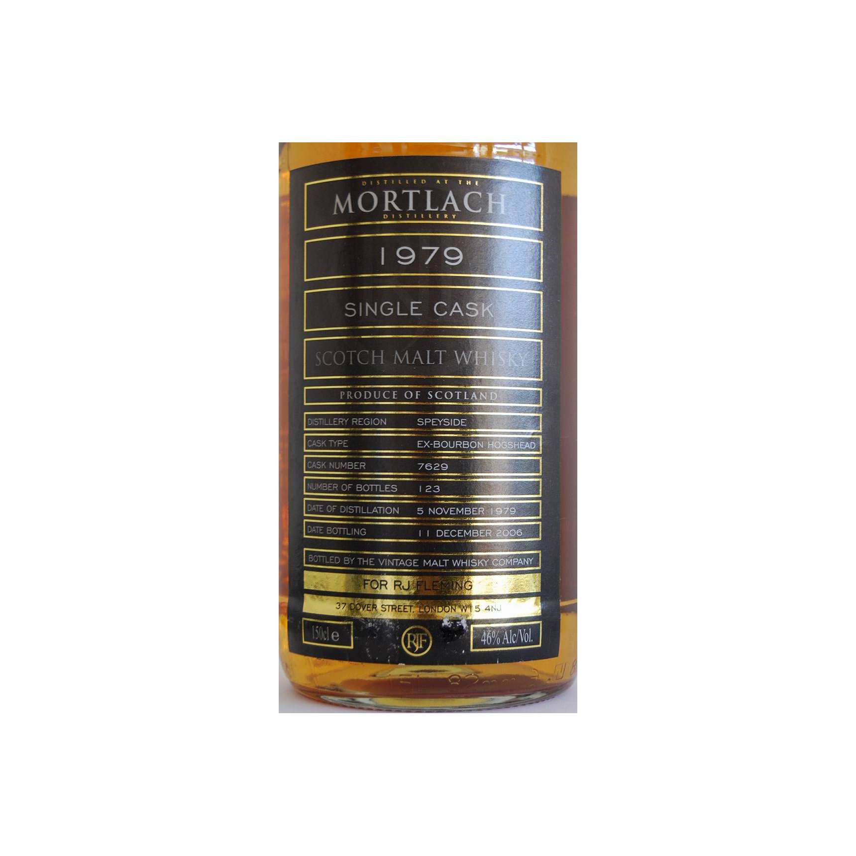 Mortlach Single Cask 1979 27 Years Single Malt Whisky 2
