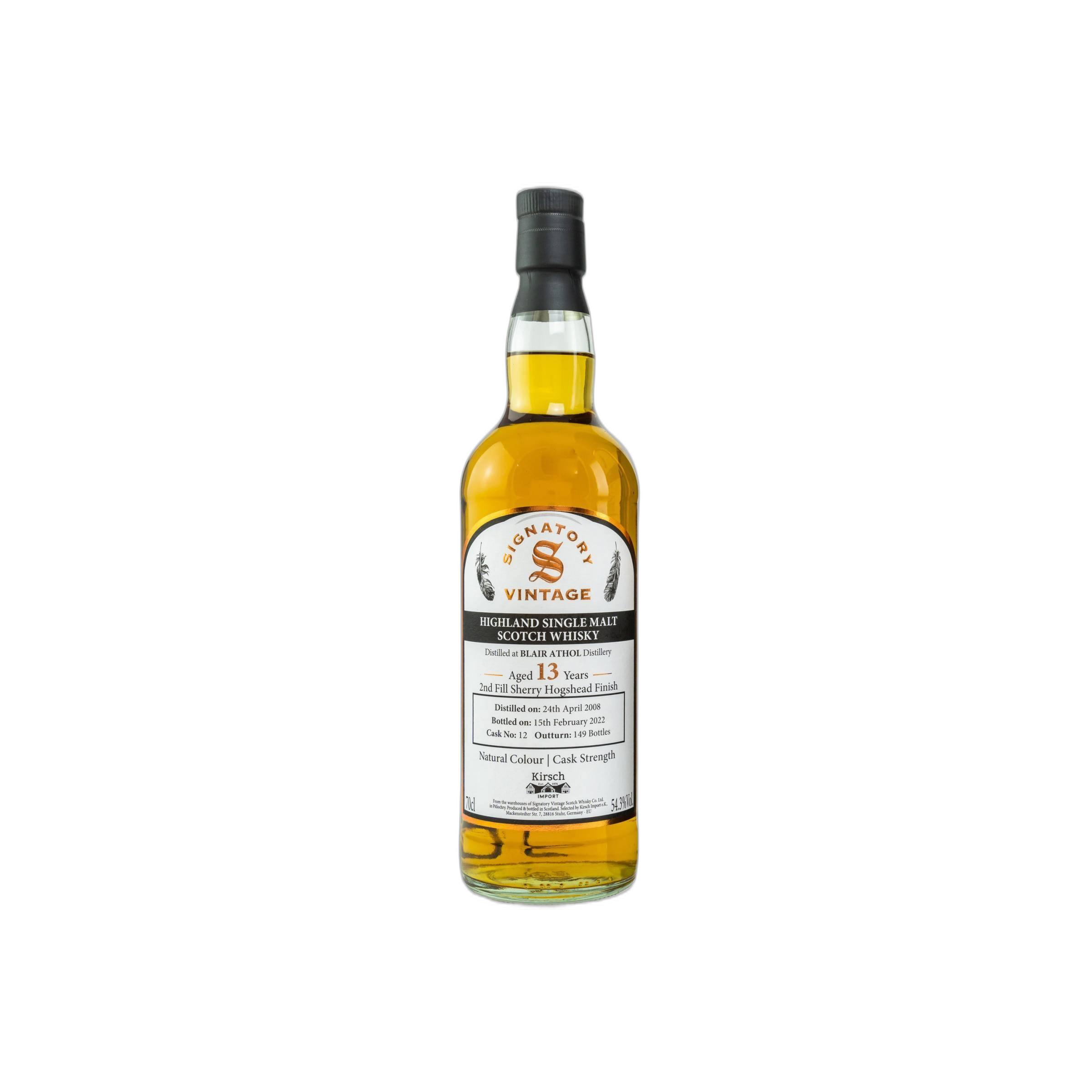 Blair Athol 2008 13 Years Single Malt Whisky