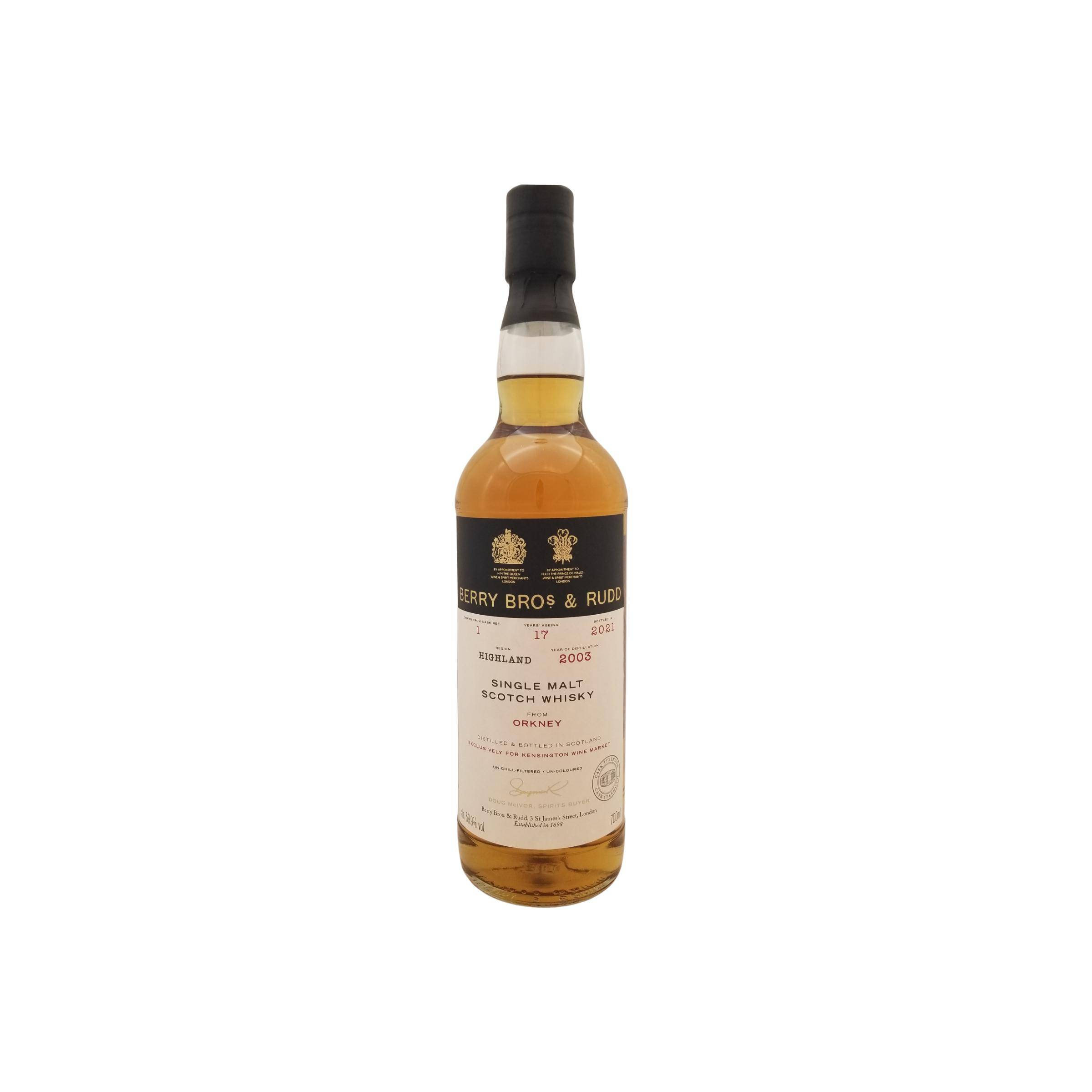 Berry Bros. & Rudd 2003 17 Years Single Malt Whisky