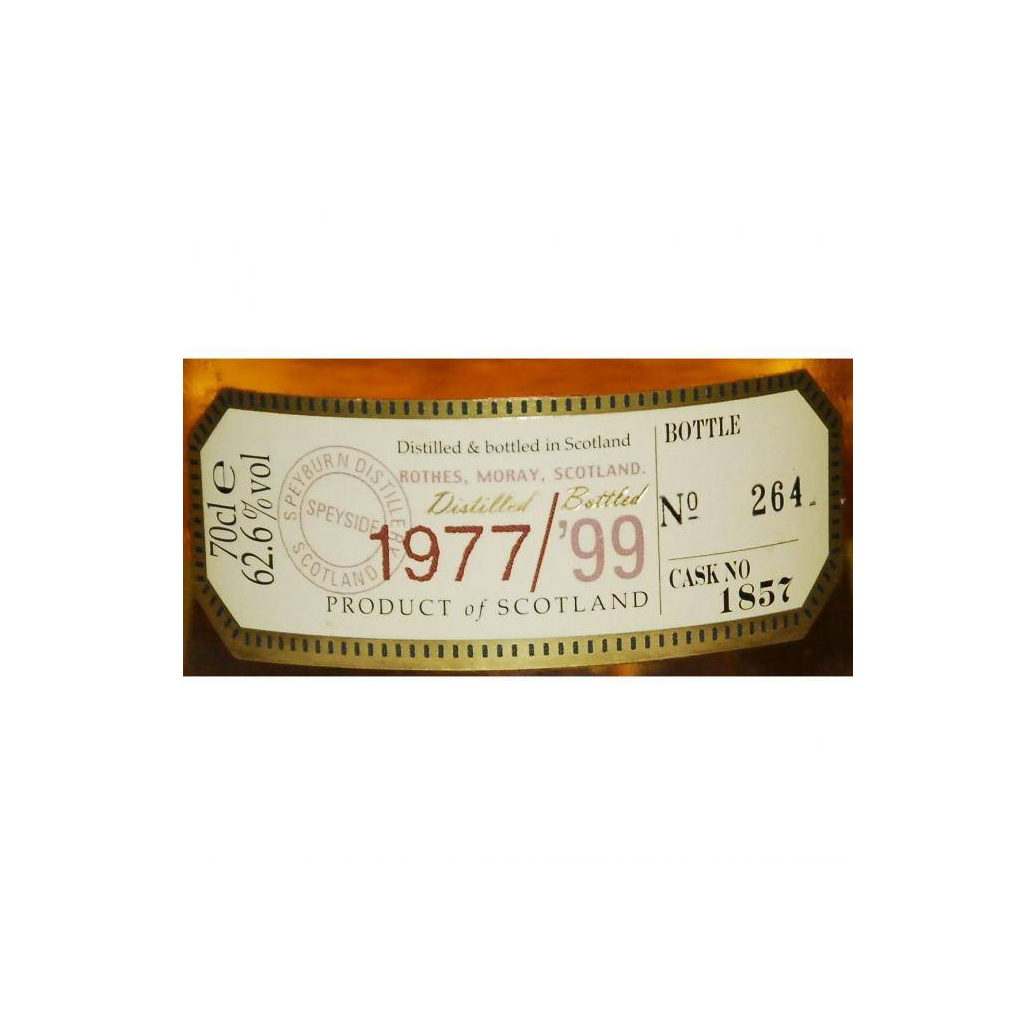 Spey Single Cask 1977 21 Years Single Malt Whisky 2