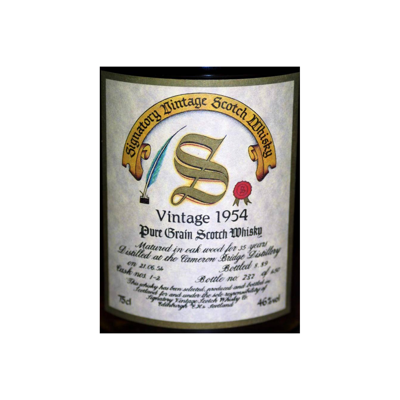 Cameronbridge Vintage Collection - Dumpy 1954 35 Years Single Grain Whisky 3