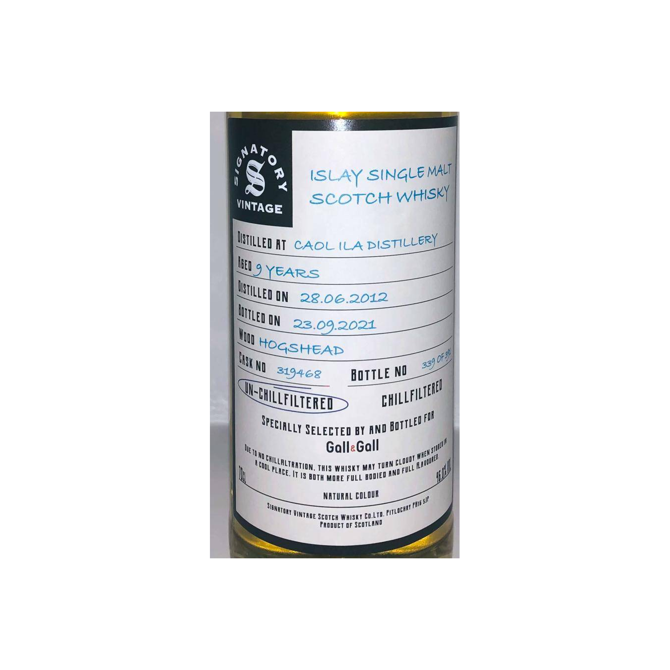 Caol Ila 2012 9 Years Single Malt Whisky 2