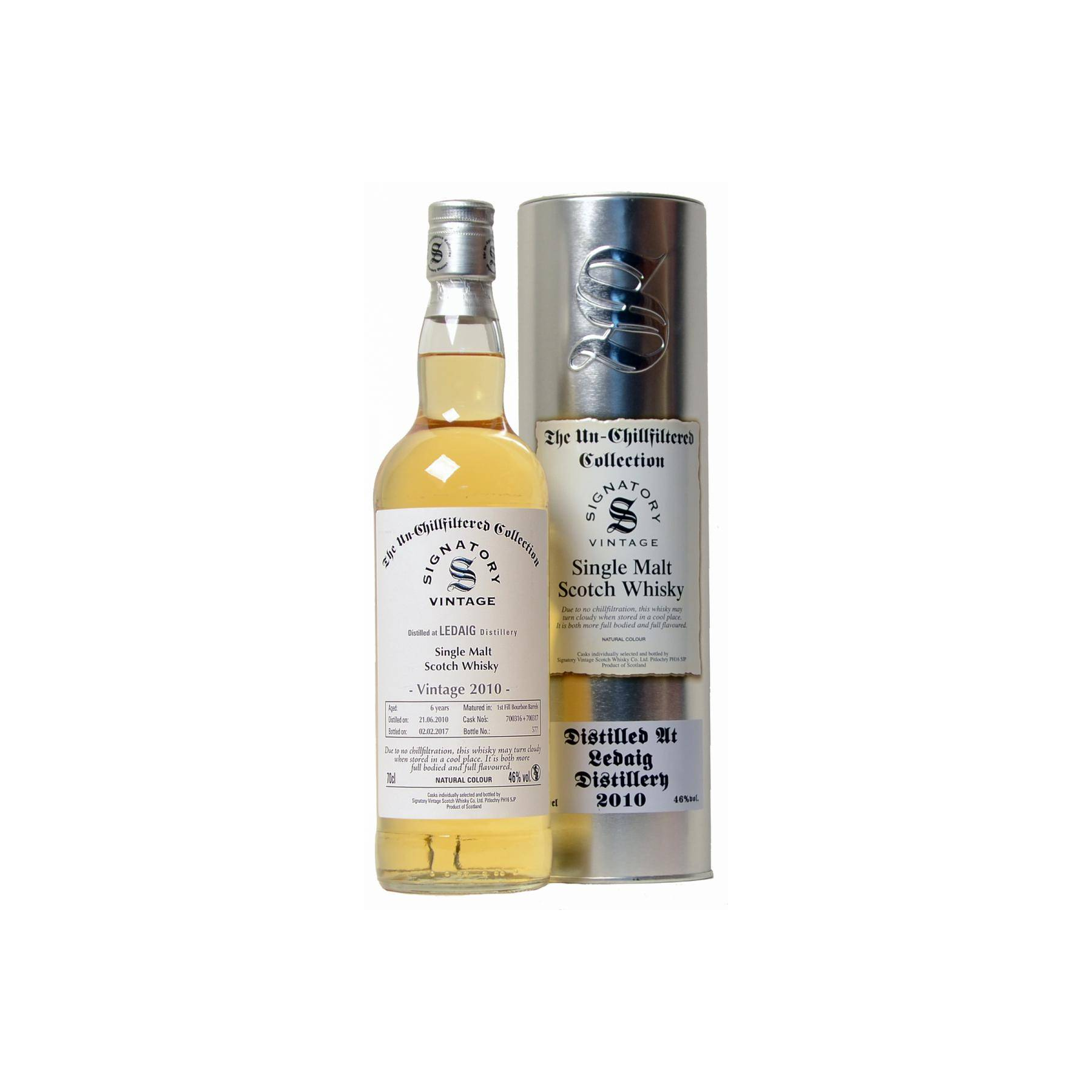Tobermory The Un-Chillfiltered Collection 2010 6 Years Single Malt Whisky 2