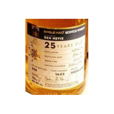 Ben Nevis 1996 25 Years Single Malt Whisky 3