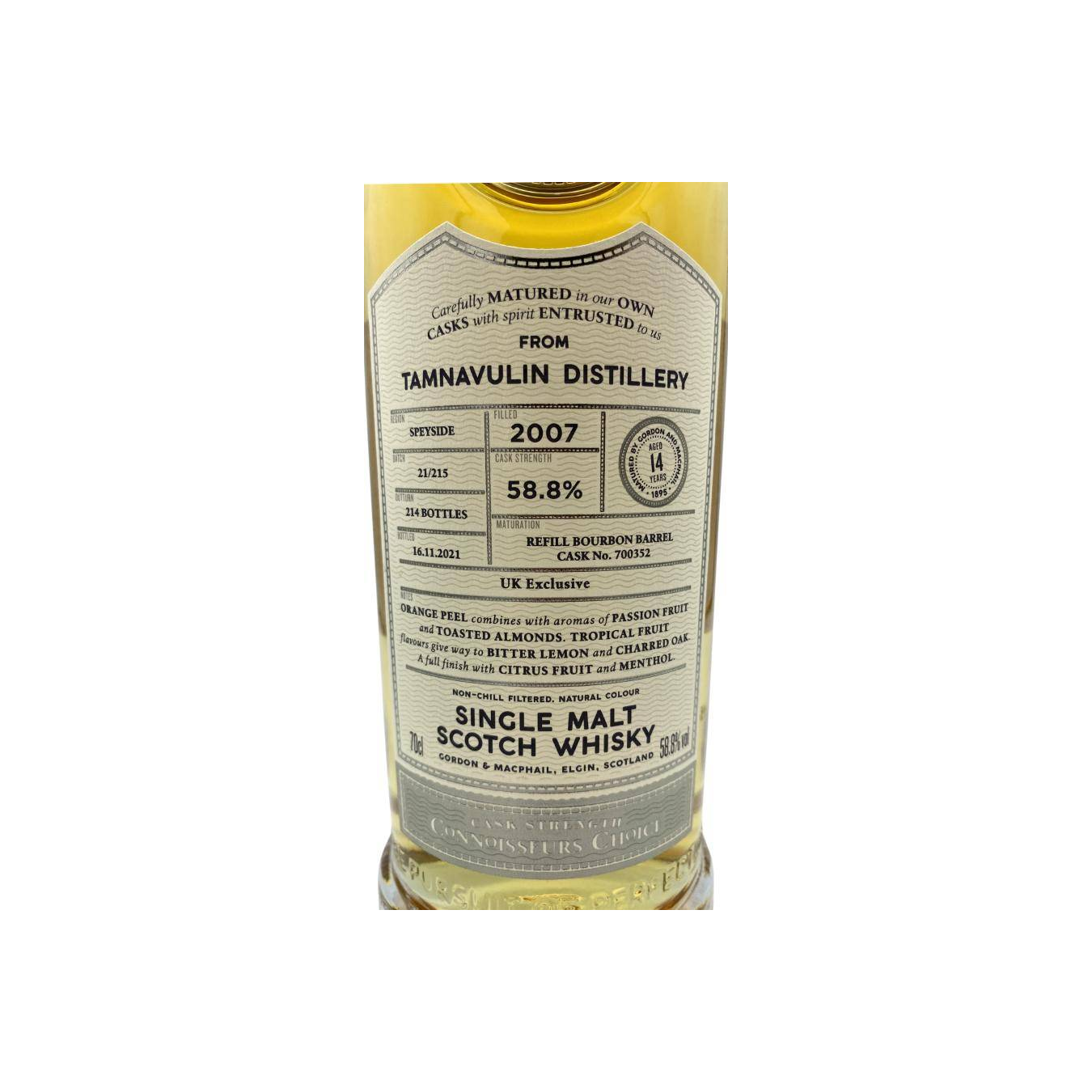 Tamnavulin Connoisseurs Choice - Cask Strength 2007 14 Years Single Malt Whisky 3