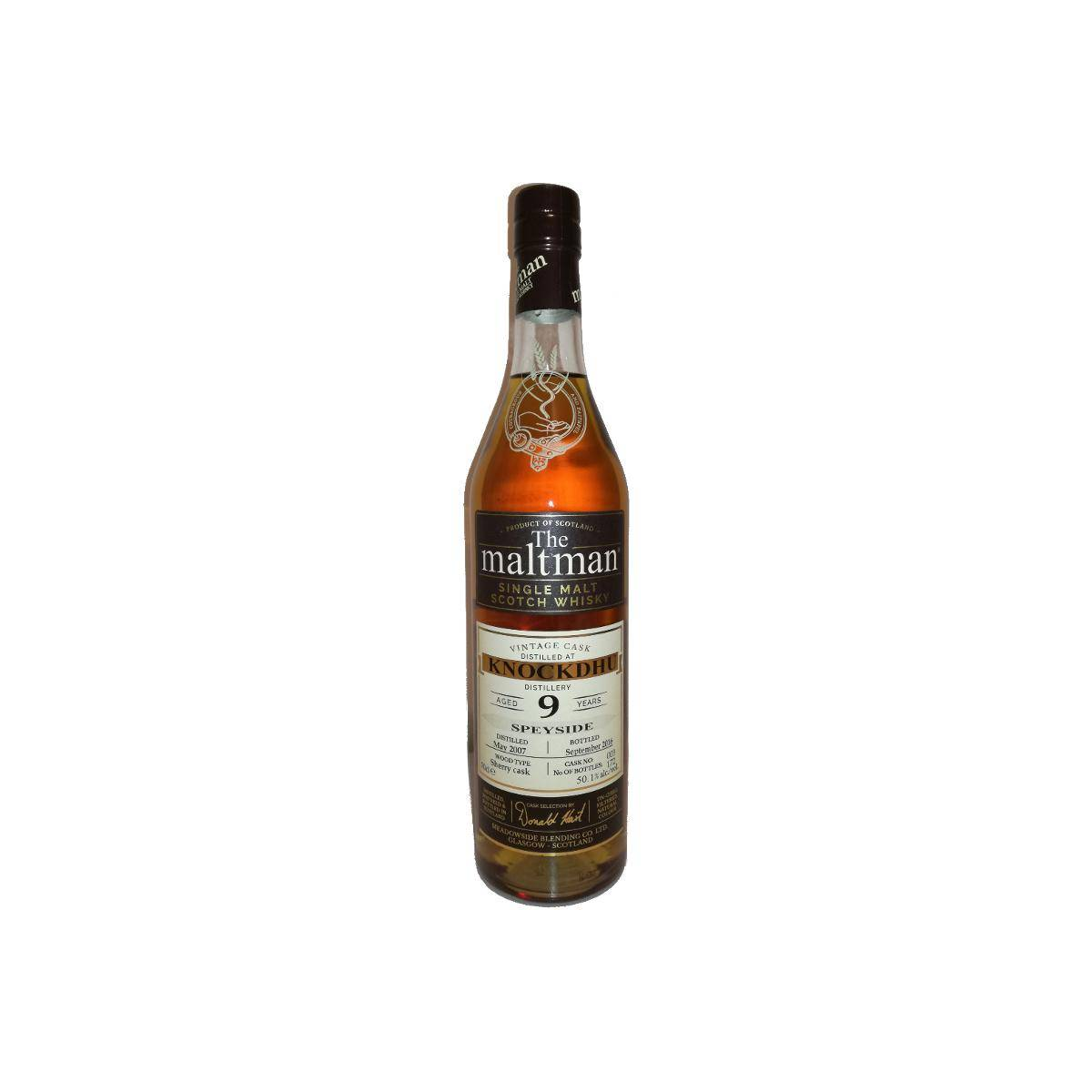 The Knockdhu 2007 9 Years Single Malt Whisky