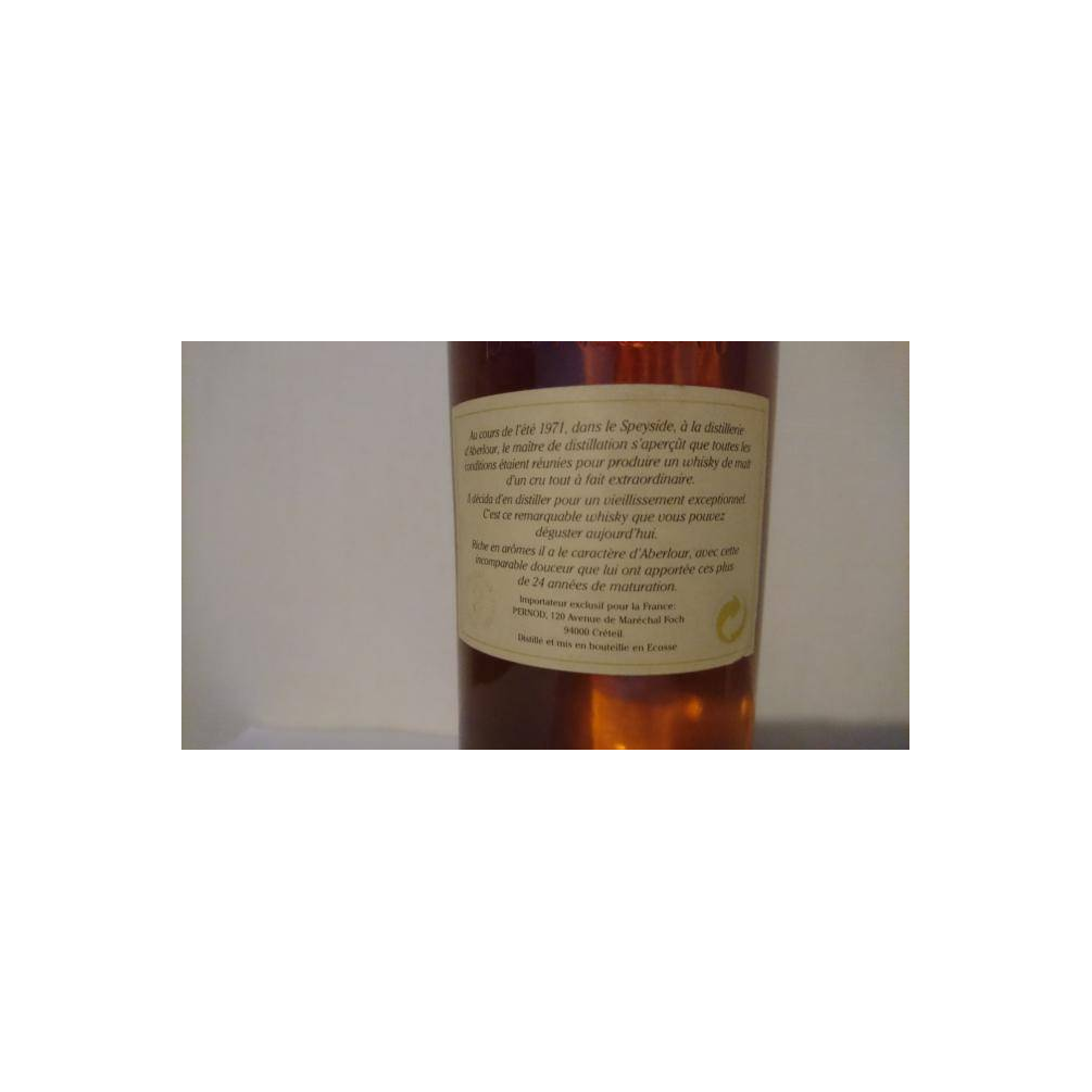 Aberlour 1971 24 Years Single Malt Whisky 3