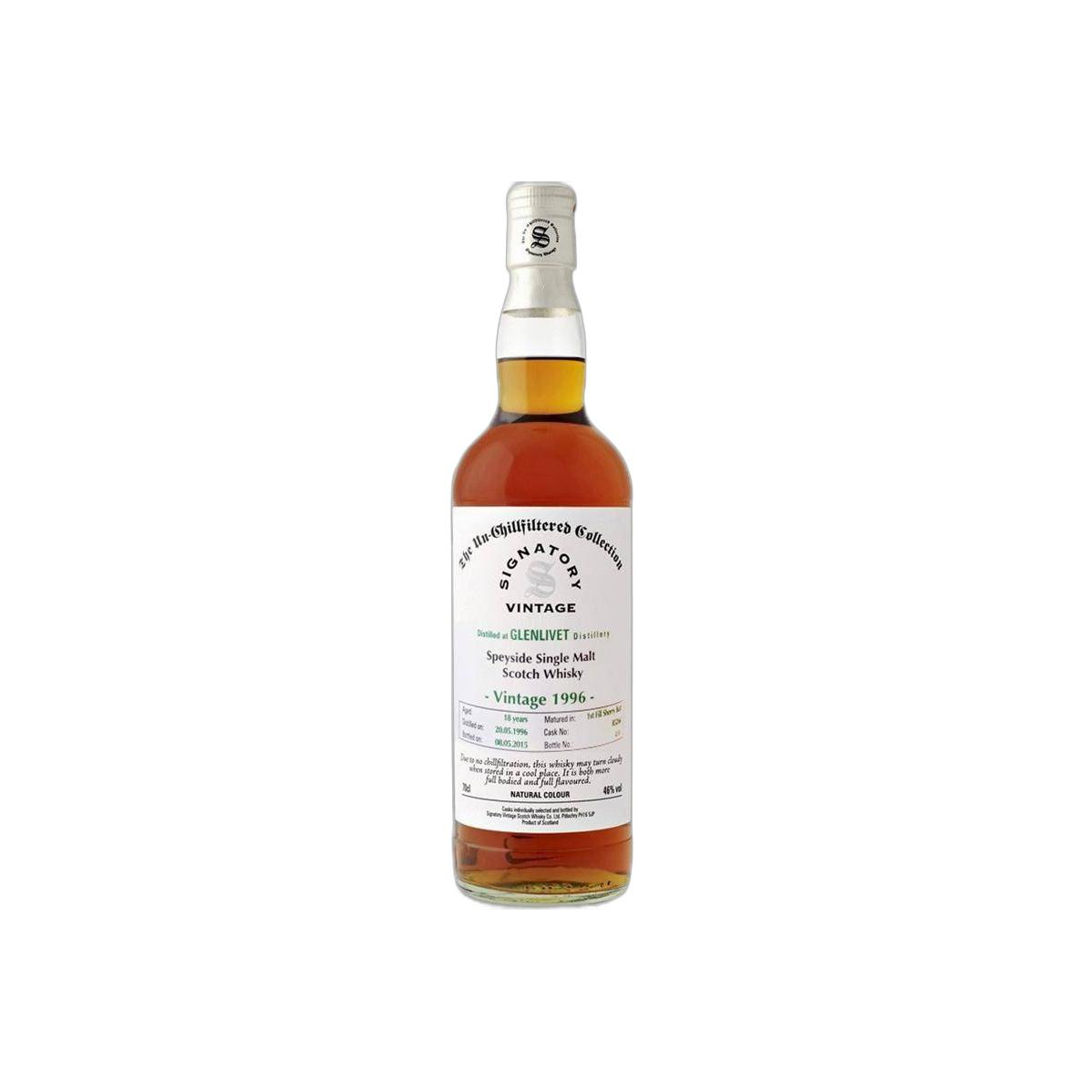 The Glenlivet The Un-Chillfiltered Collection 1996 18 Years Single Malt Whisky