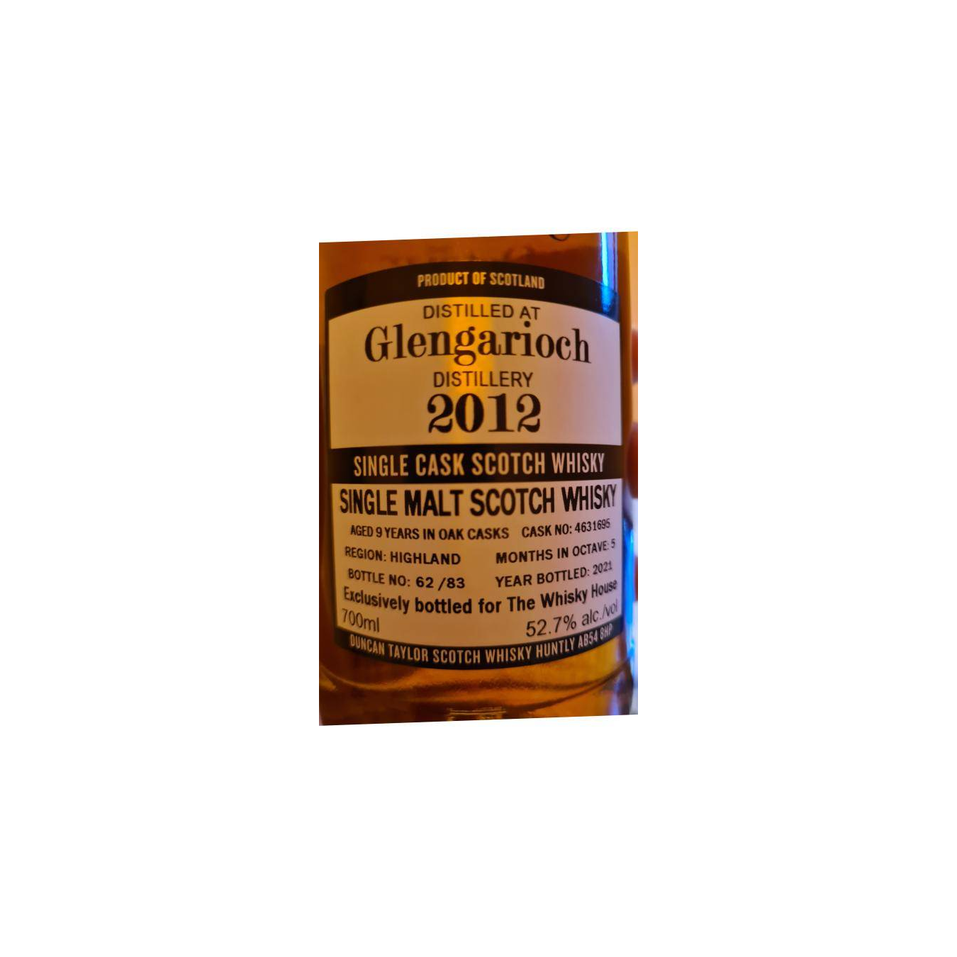 Glen Garioch The Octave 2012 9 Years Single Malt Whisky