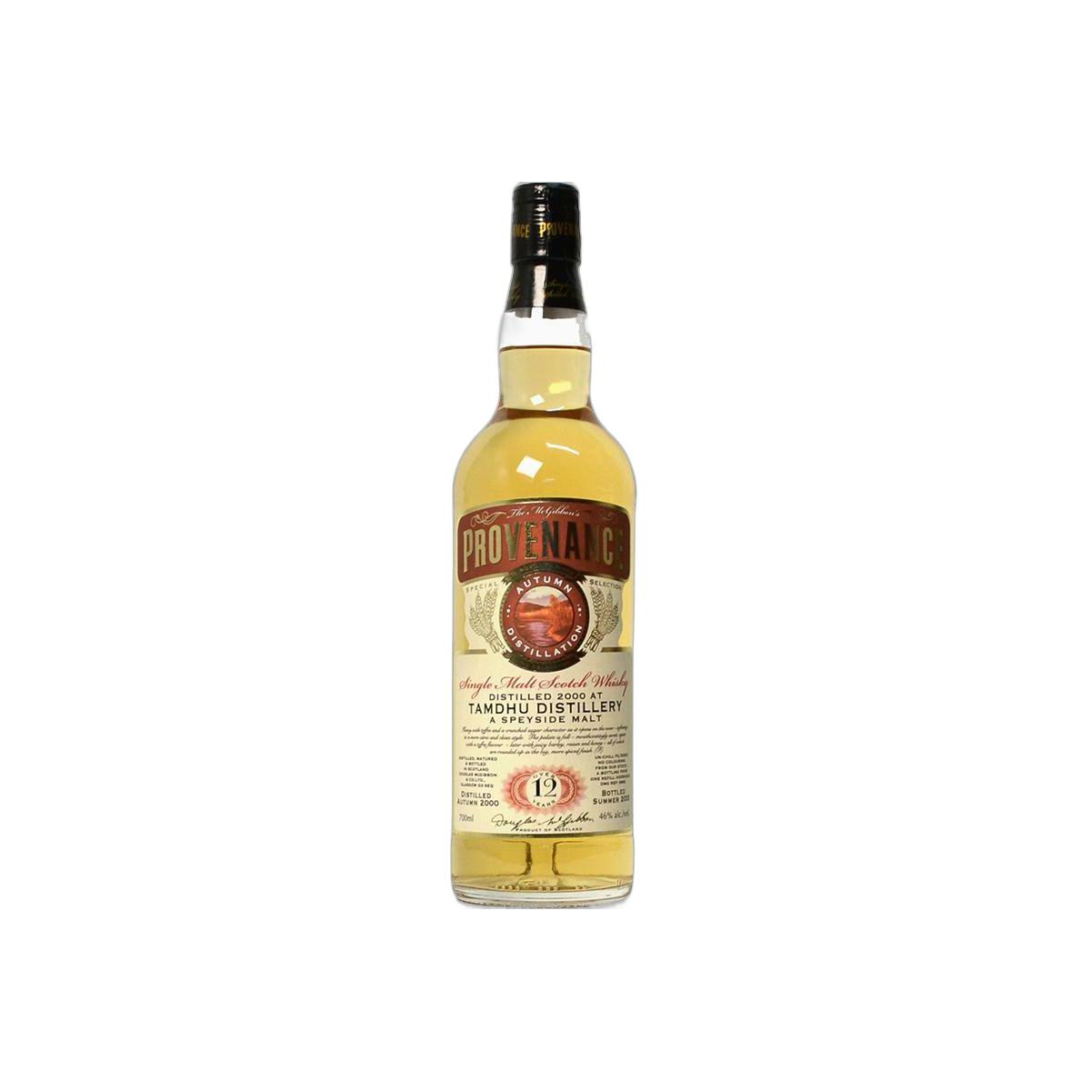 Tamdhu McGibbon's Provenance 2000 12 Years Single Malt Whisky