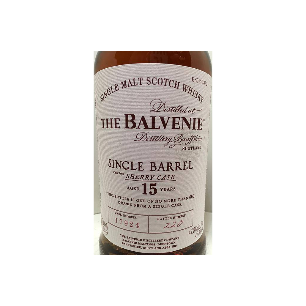 The Balvenie 15 Years Single Malt Whisky 2