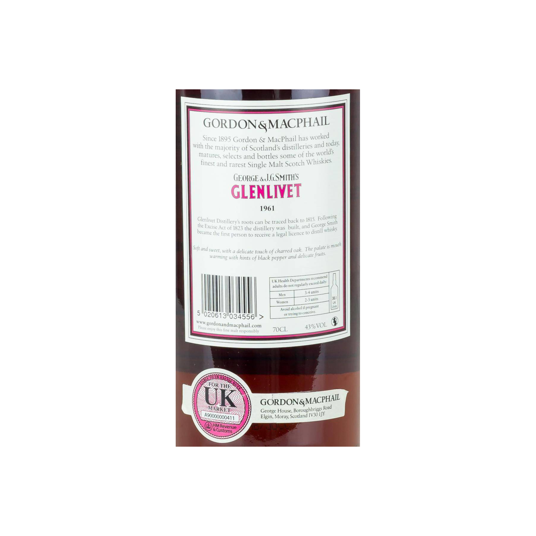 The Glenlivet 1961 51 Years Single Malt Whisky 3