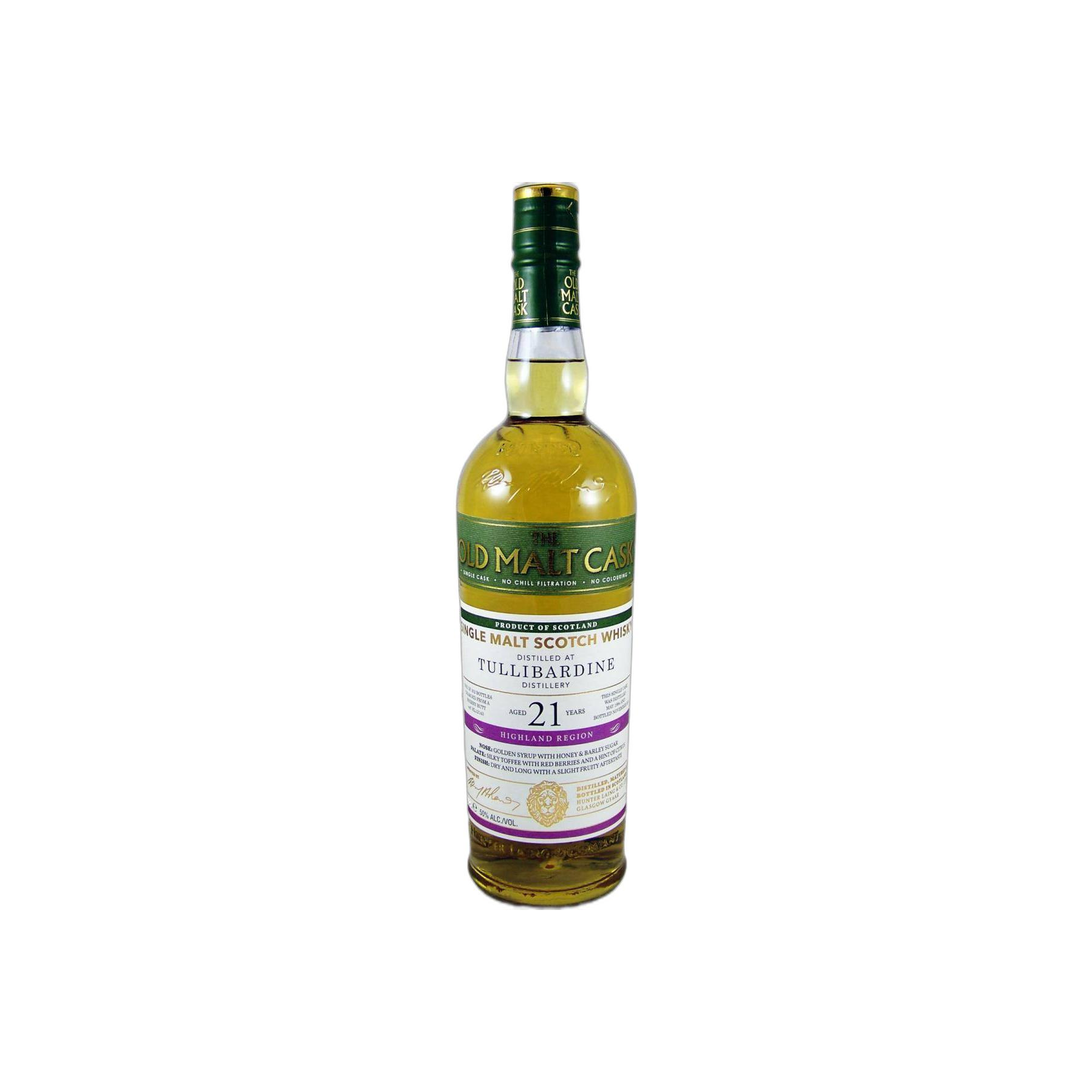 Tullibardine Old Malt Cask 1994 21 Years Single Malt Whisky